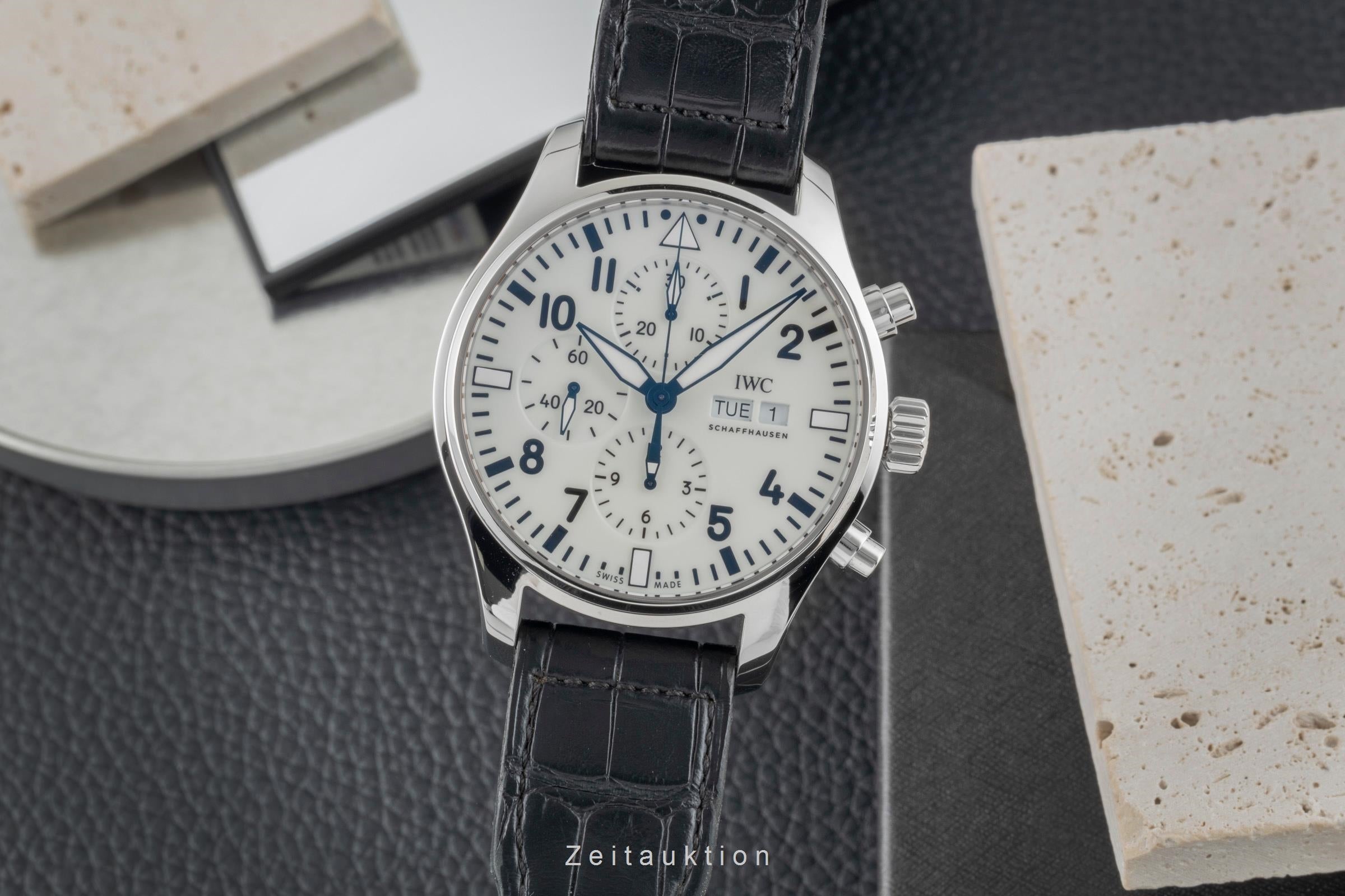 IWC Fliegerchronograph chronograph steel automatic men's watch IW377725 Limited  [2603017]