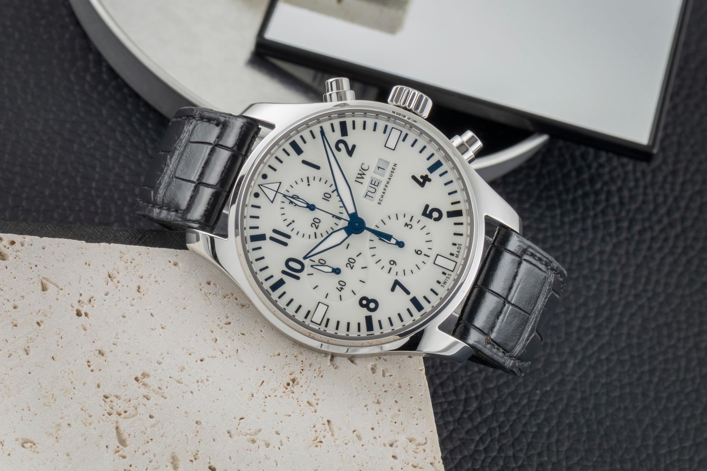 IWC Fliegerchronograph Edition 150 Years Stahl Automatik Ref. IW377725 B&P 2019 [2603017]