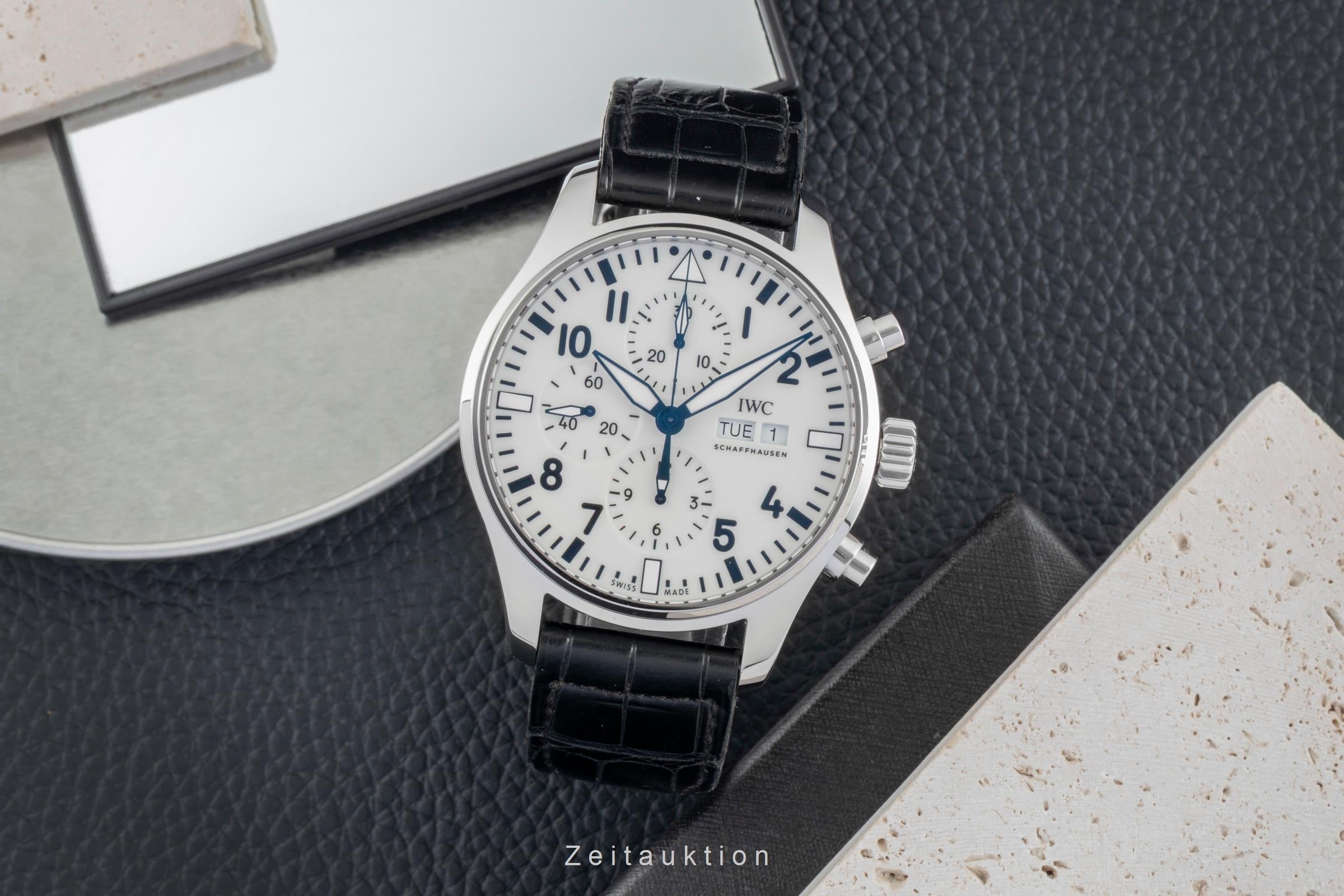 IWC Fliegerchronograph Edition 150 Years Stahl Automatik Ref. IW377725 B&P 2019 [2603017]