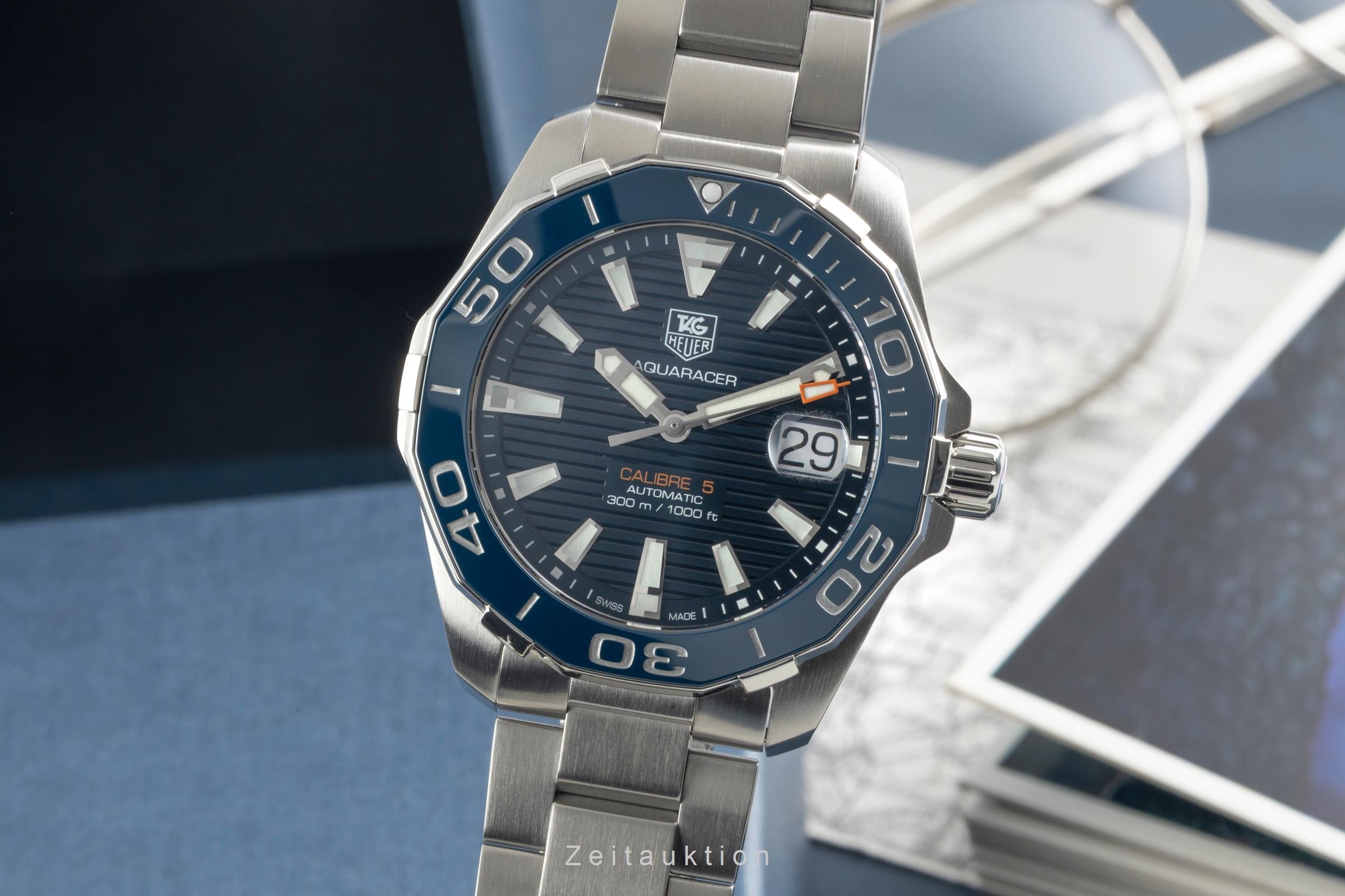 Tag Heuer Aquaracer steel automatic men's watch WAY211C.BA0928  [2603019]