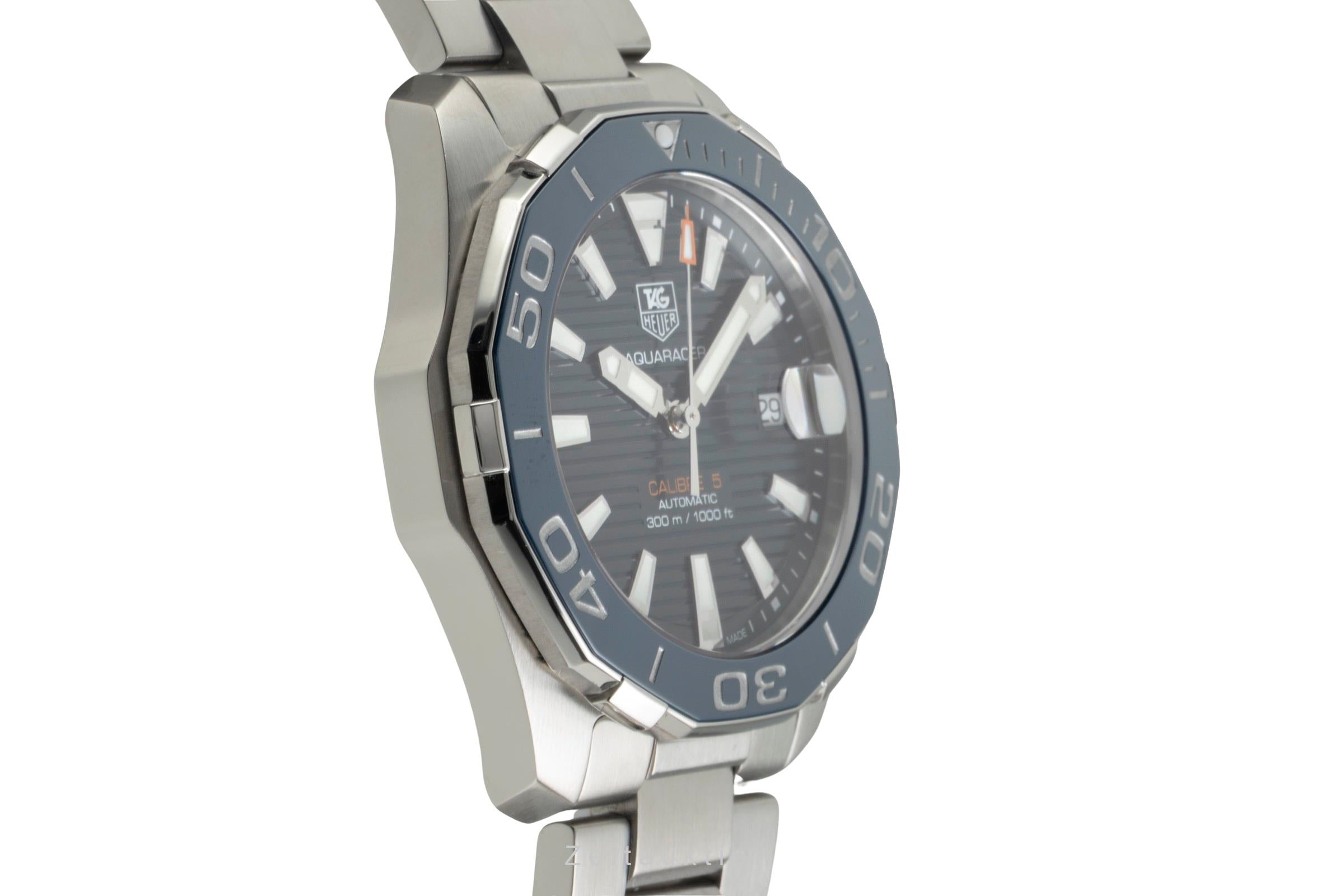Tag Heuer Aquaracer steel automatic men's watch WAY211C.BA0928  [2603019]