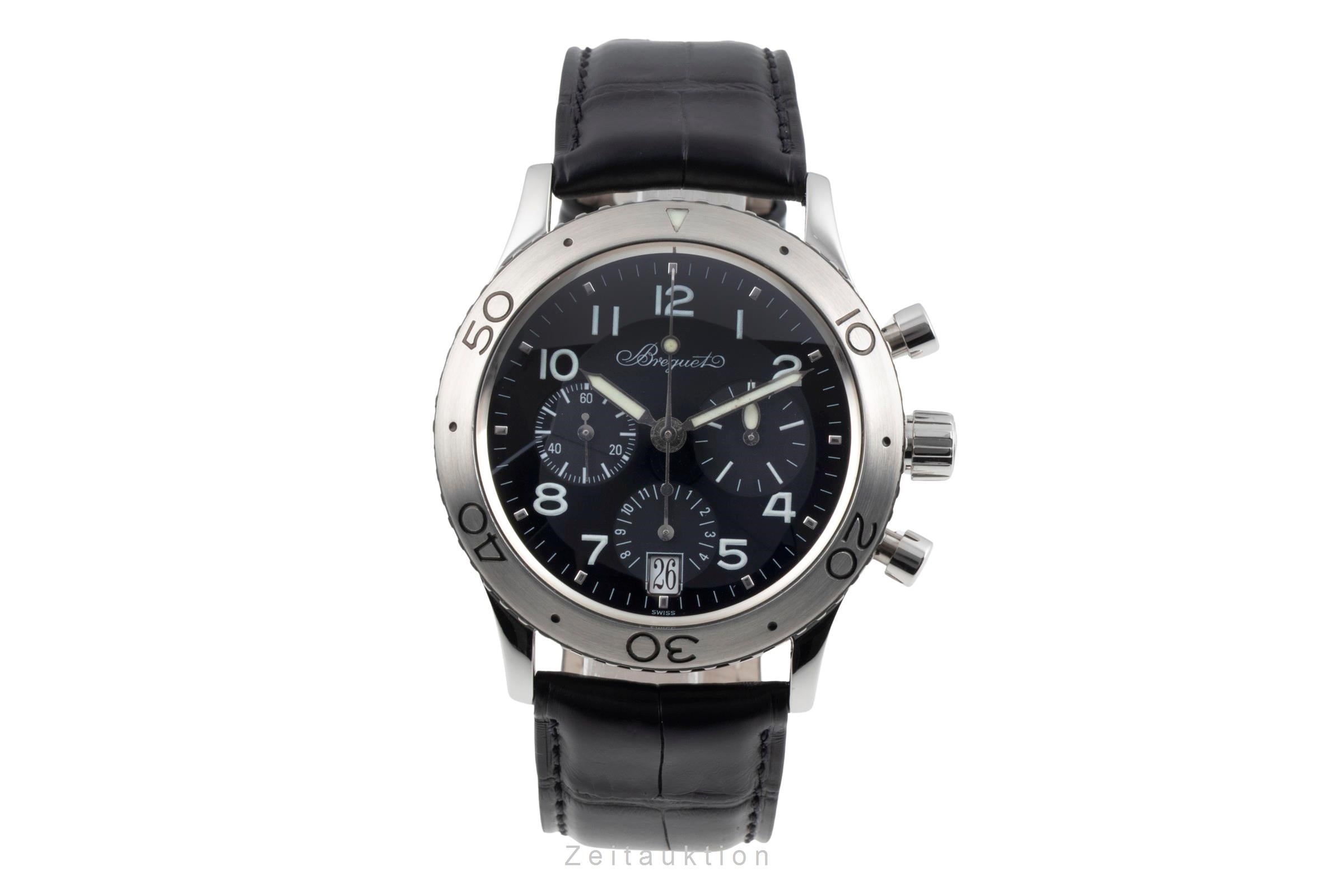Breguet Type XX Chronograph Edelstahl Automatik Herrenuhr Ref. 3820 Klassiker [2603022]