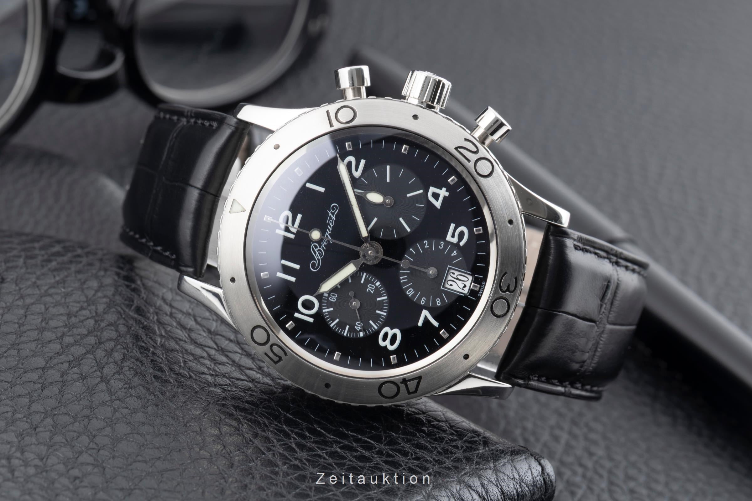 Breguet Type XX Chronograph Edelstahl Automatik Herrenuhr Ref. 3820 Klassiker [2603022]