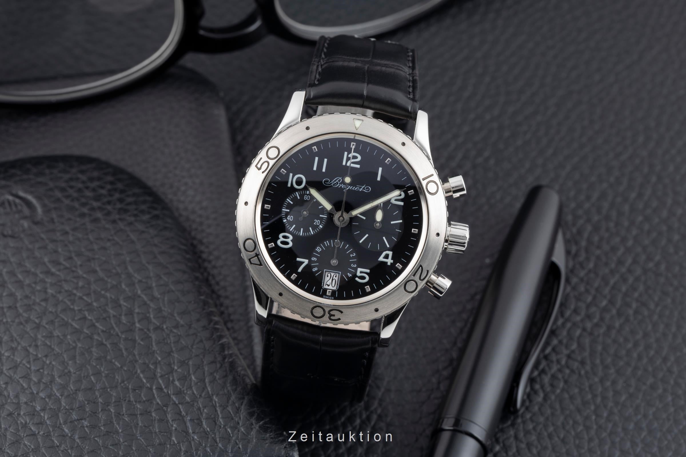 Breguet Type XX Chronograph Edelstahl Automatik Herrenuhr Ref. 3820 Klassiker [2603022]
