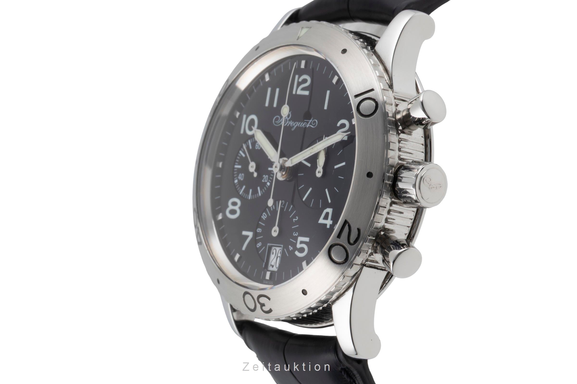 Breguet Type XX Chronograph Edelstahl Automatik Herrenuhr Ref. 3820 Klassiker [2603022]