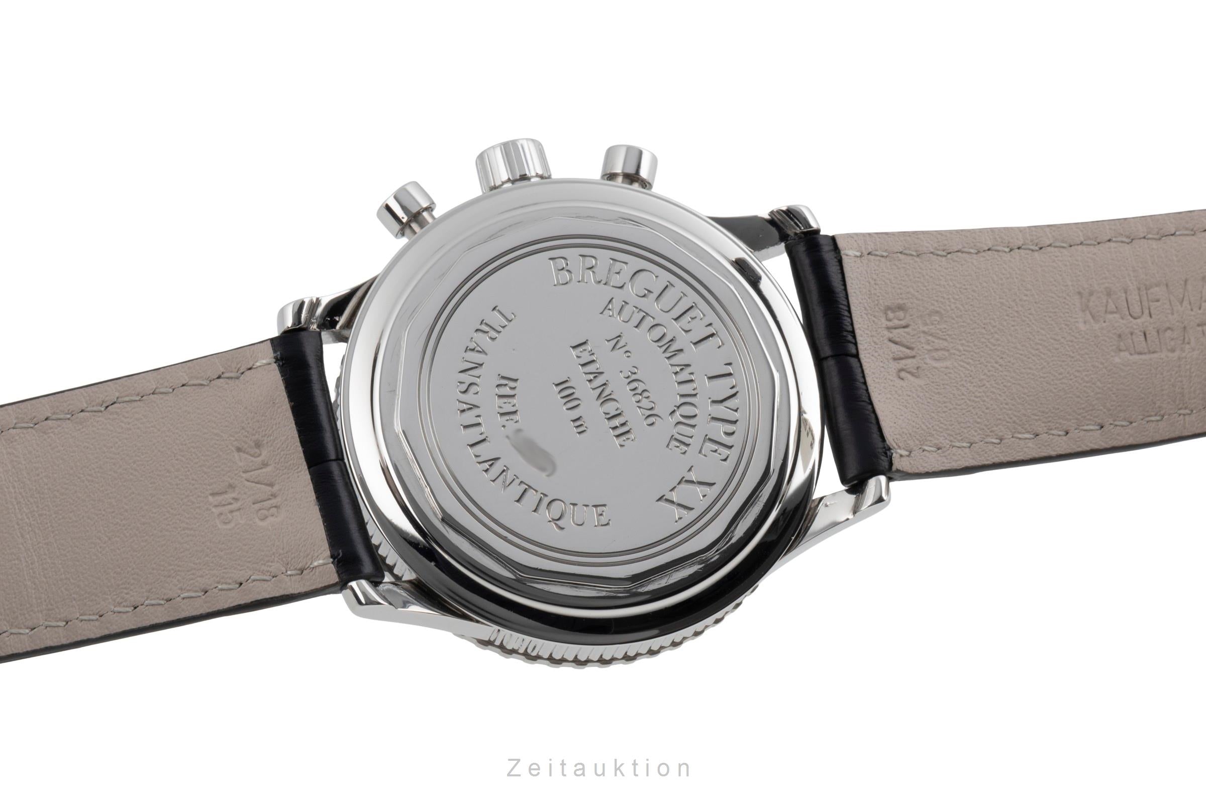 Breguet Type XX Chronograph Edelstahl Automatik Herrenuhr Ref. 3820 Klassiker [2603022]
