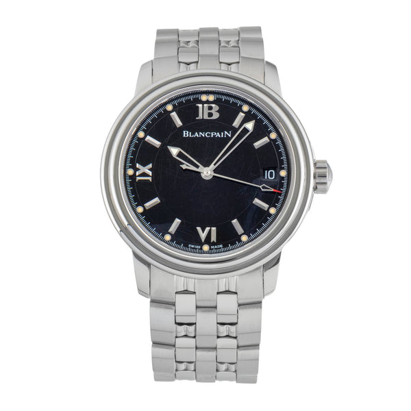 Blancpain Leman steel automatic men's watch 2100-1130-53  [2603023]