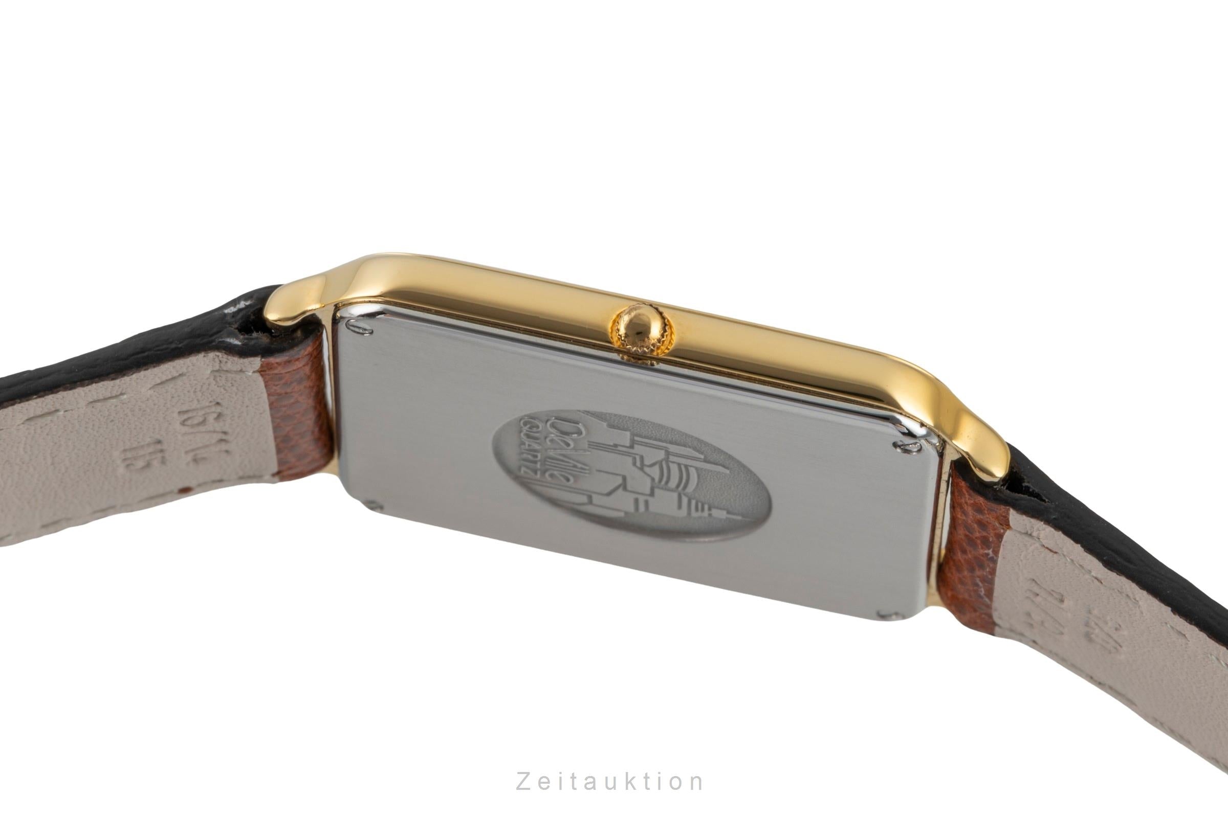 Omega De Ville gold-plated quartz unisex 195.0042 Vintage  [2603030]