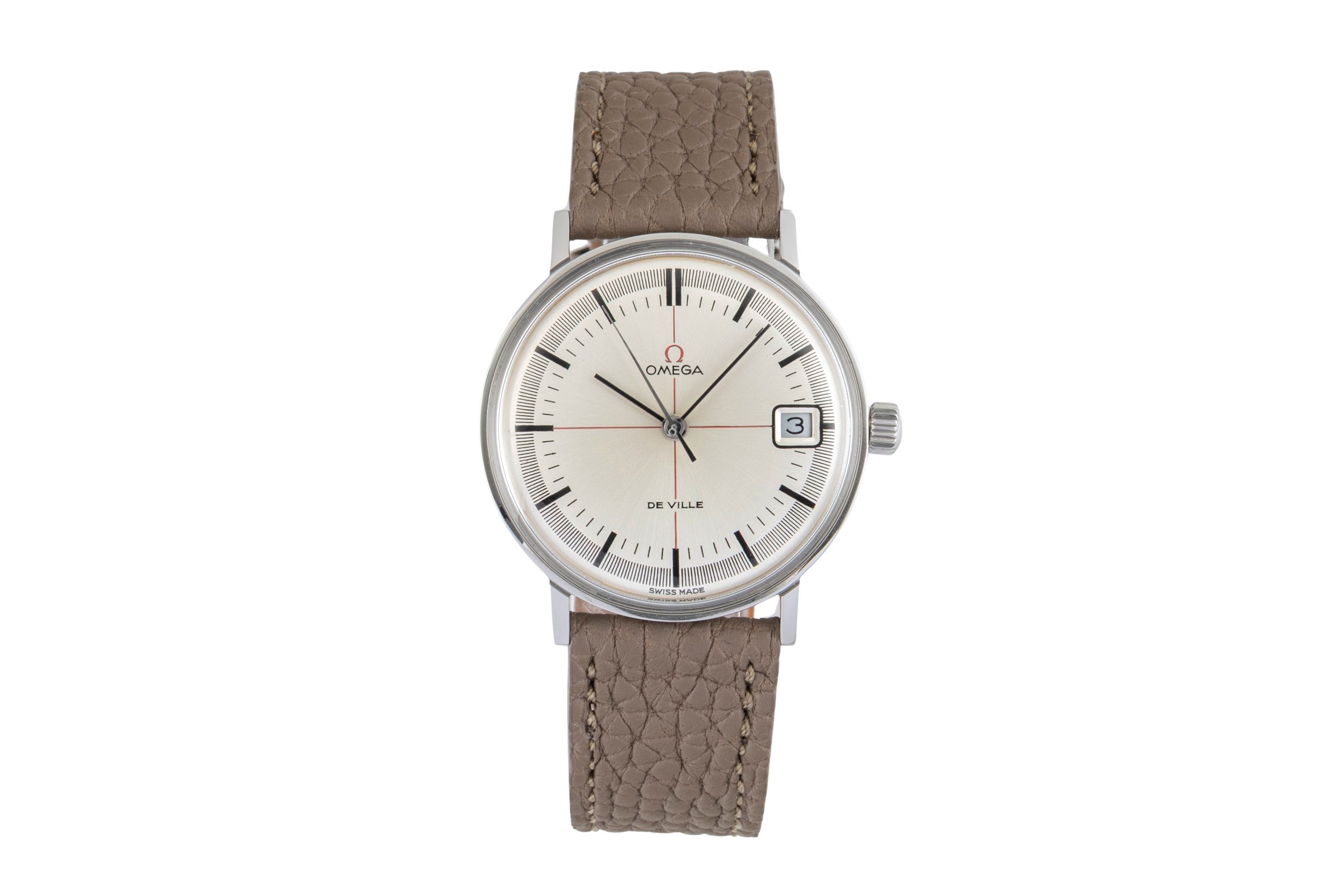 Omega De Ville acero cuerda manual reloj para caballeros 136.019 Vintage  [2603031]