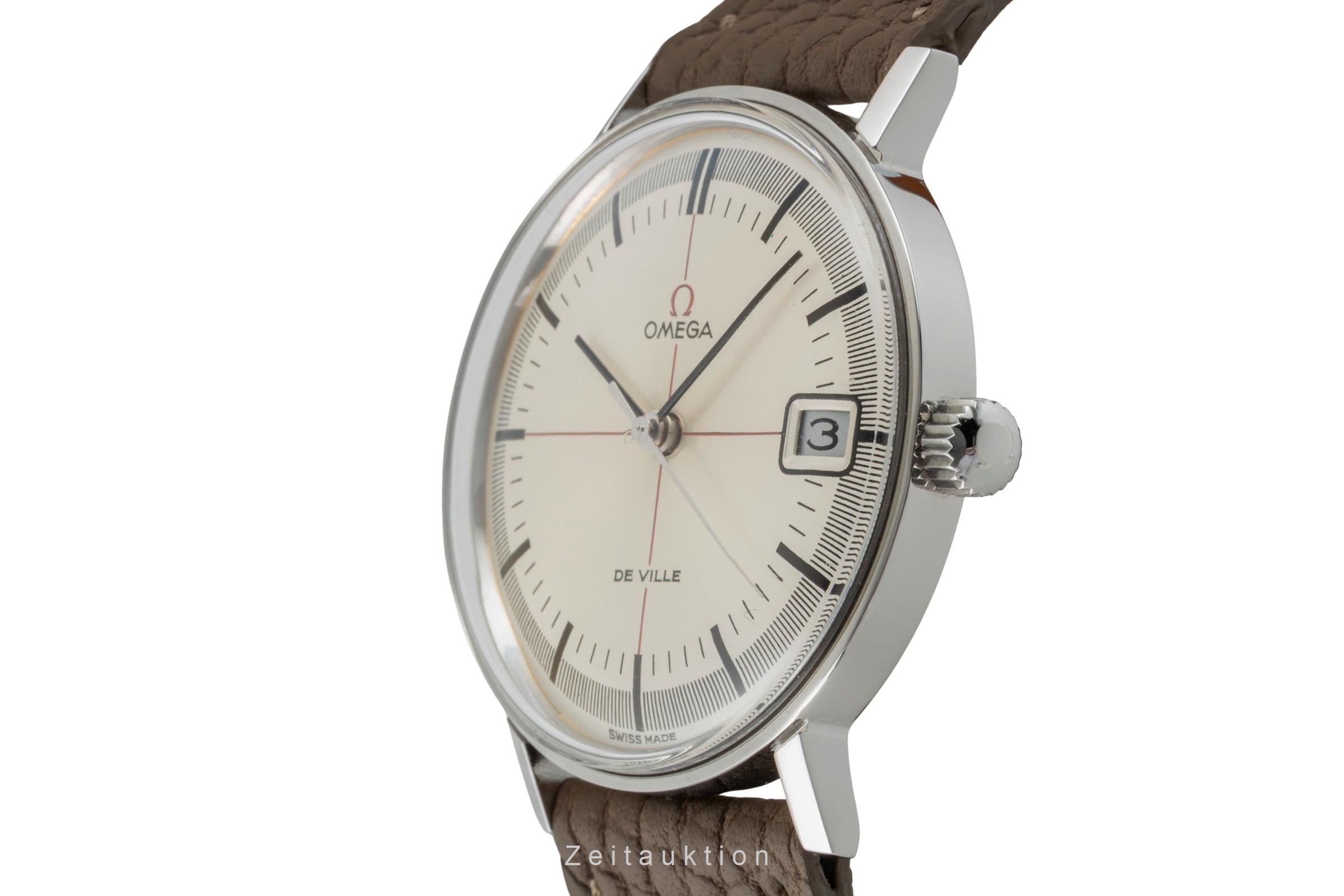Omega De Ville steel manual winding Kal. 613 Ref. 136.019 VINTAGE
