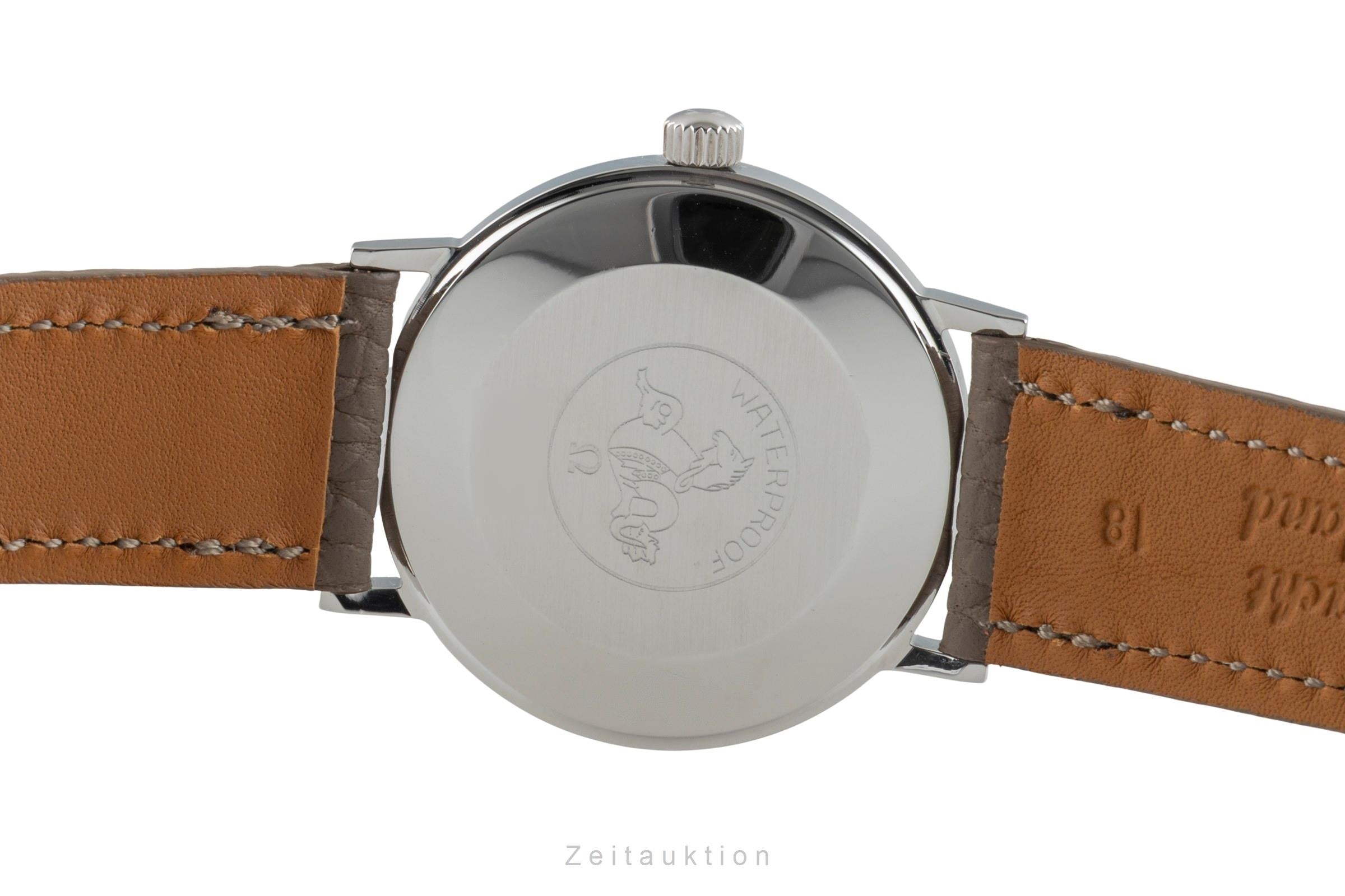 Omega De Ville acier à remontage manuel montre pour hommes 136.019 Vintage  [2603031]