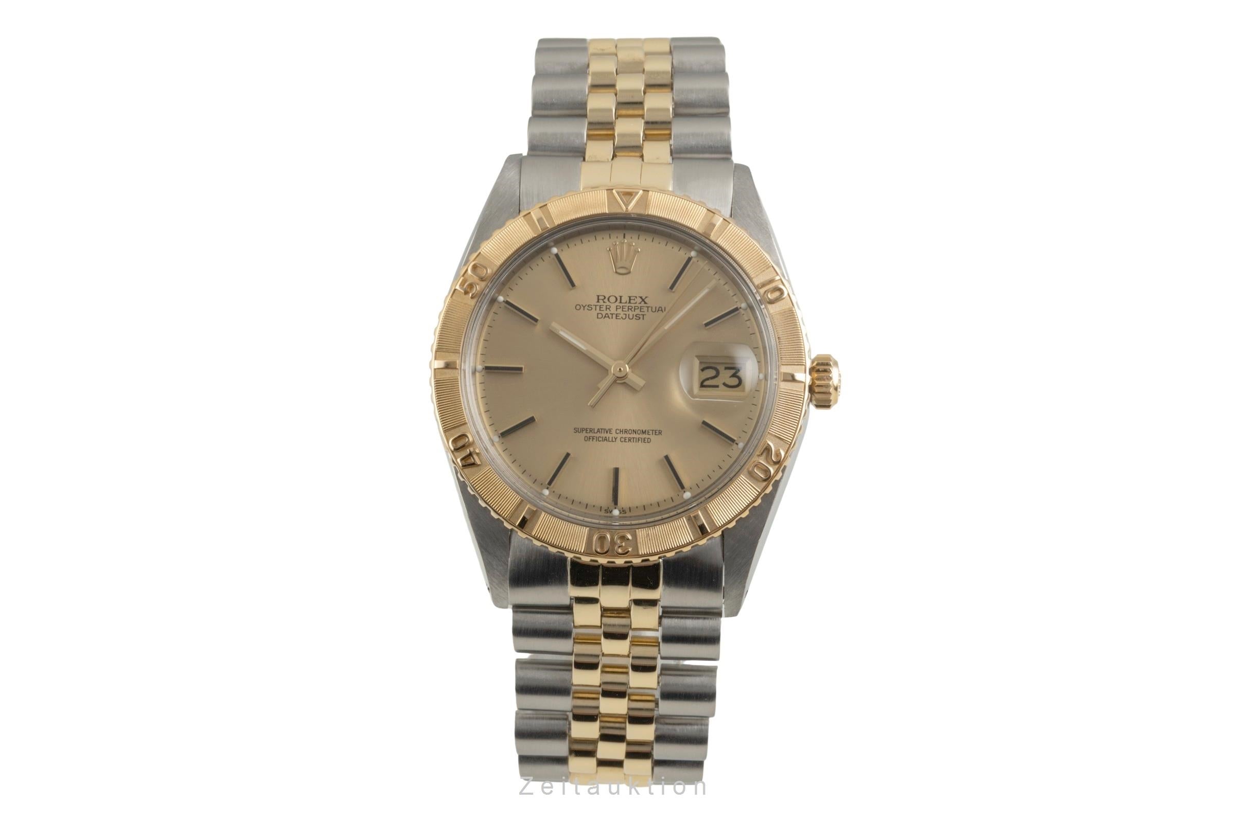Rolex Datejust steel / gold automatic men's watch 1625 Vintage  [2603035]