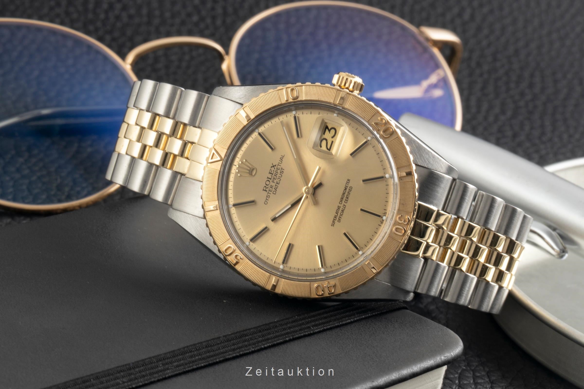 Rolex Datejust steel / gold automatic men's watch 1625 Vintage  [2603035]