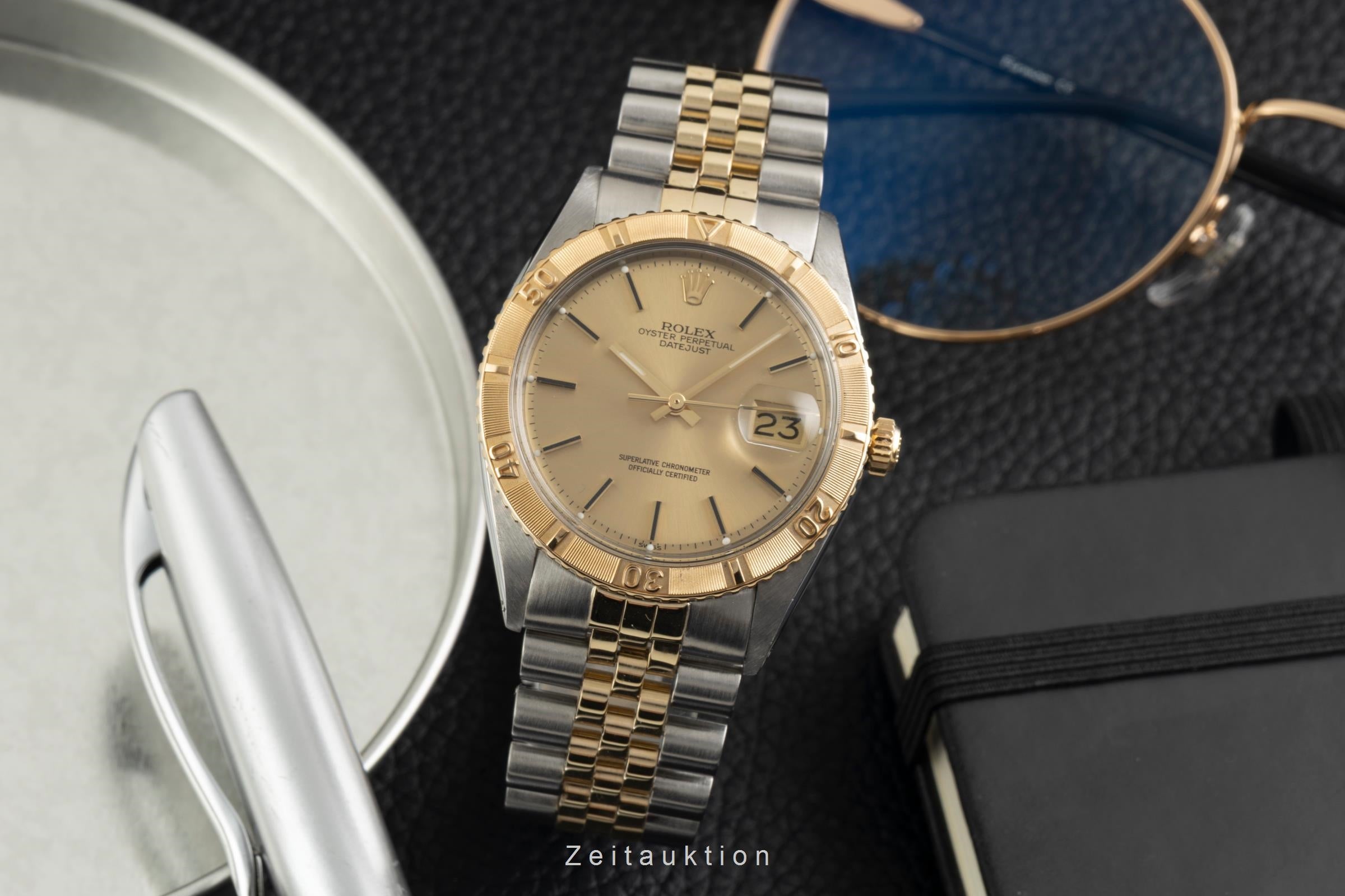 Rolex Datejust steel / gold automatic men's watch 1625 Vintage  [2603035]
