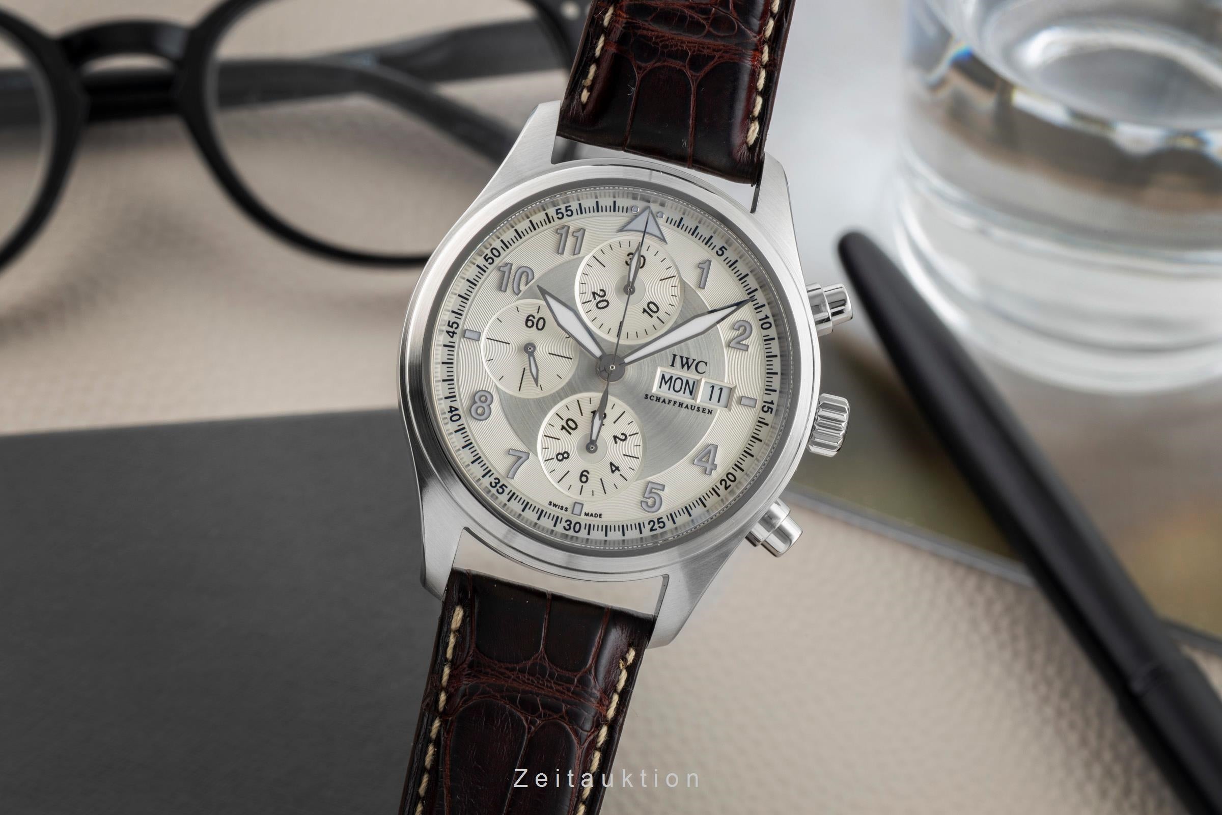 IWC Fliegerchronograph chronograph steel automatic men's watch IW371702  [2603040]