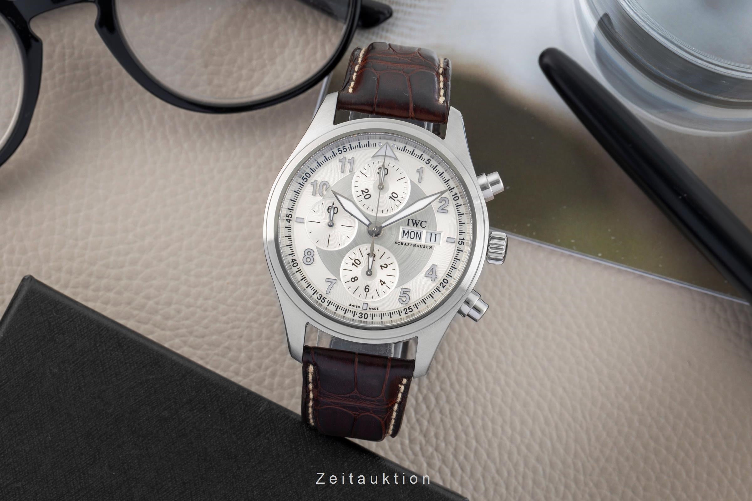 IWC Fliegerchronograph chronograph steel automatic men's watch IW371702  [2603040]