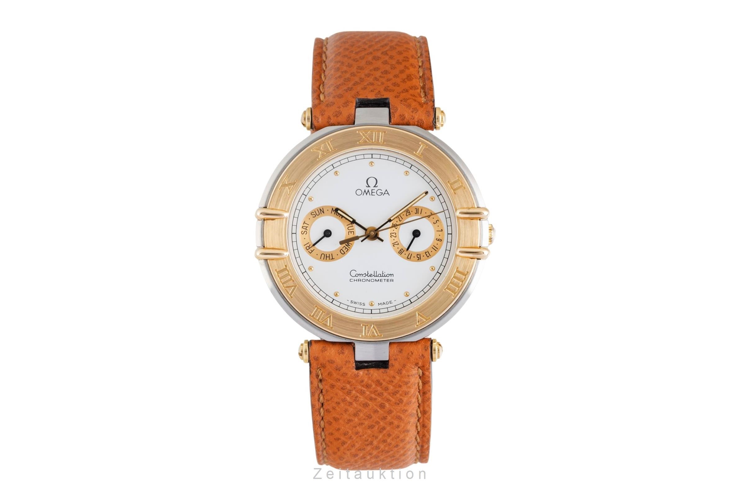 Omega Constellation acciaio / oro quarzo unisex 198.0145  [2603041]