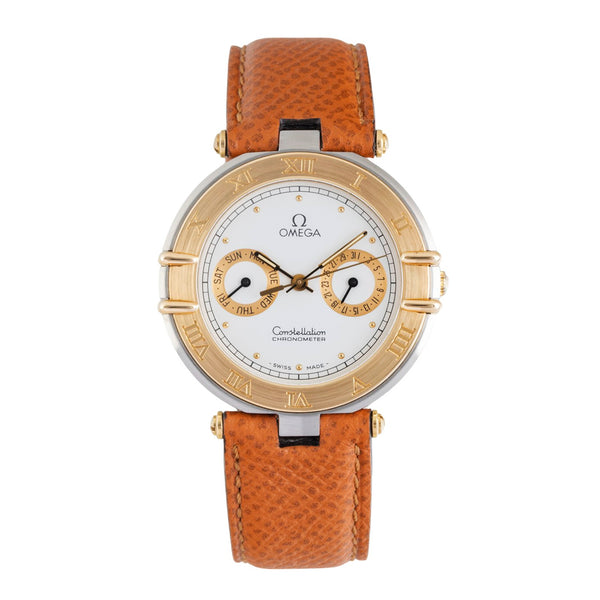 Omega Constellation acciaio / oro quarzo unisex 198.0145  [2603041]