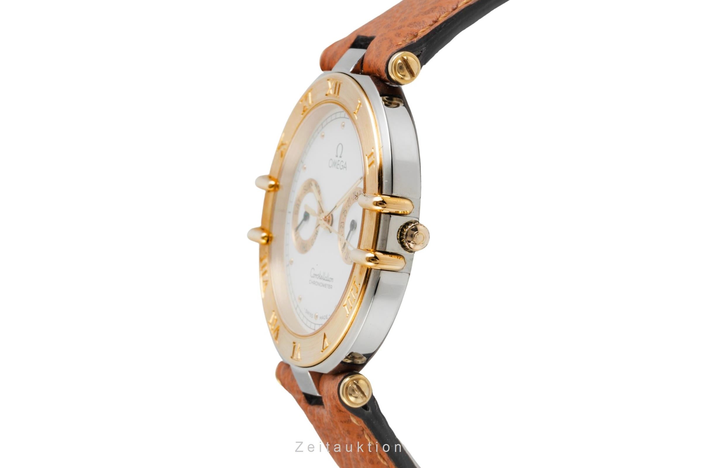 Omega Constellation acciaio / oro quarzo unisex 198.0145  [2603041]