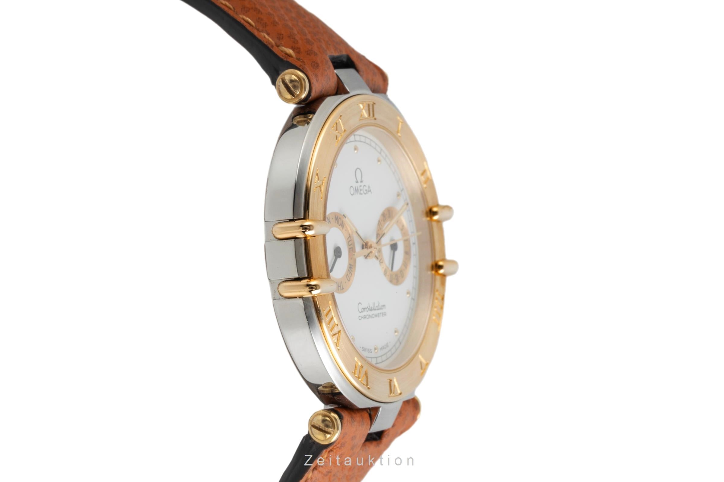 Omega Constellation acciaio / oro quarzo unisex 198.0145  [2603041]
