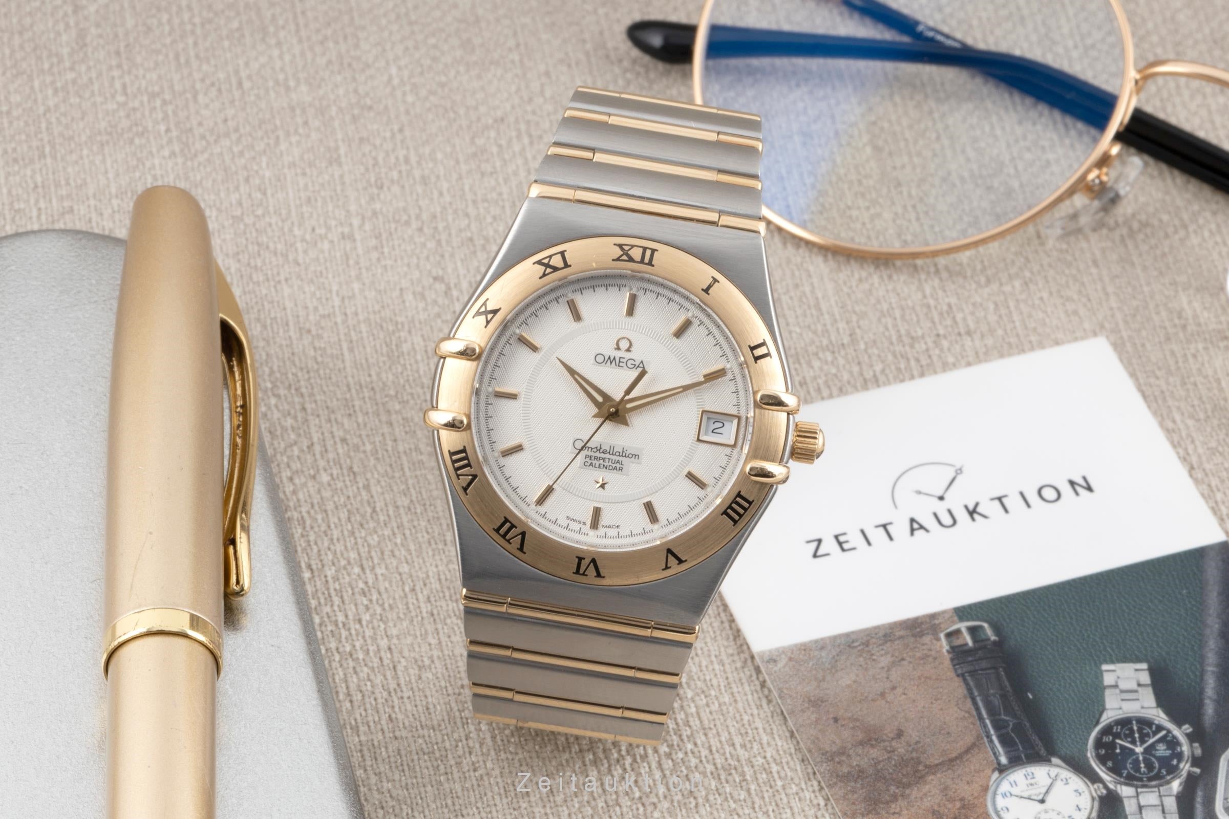 Omega Constellation Perpetual Calendar Stahl / Gold Herrenuhr Ref. 1252.30.00 [2603042]