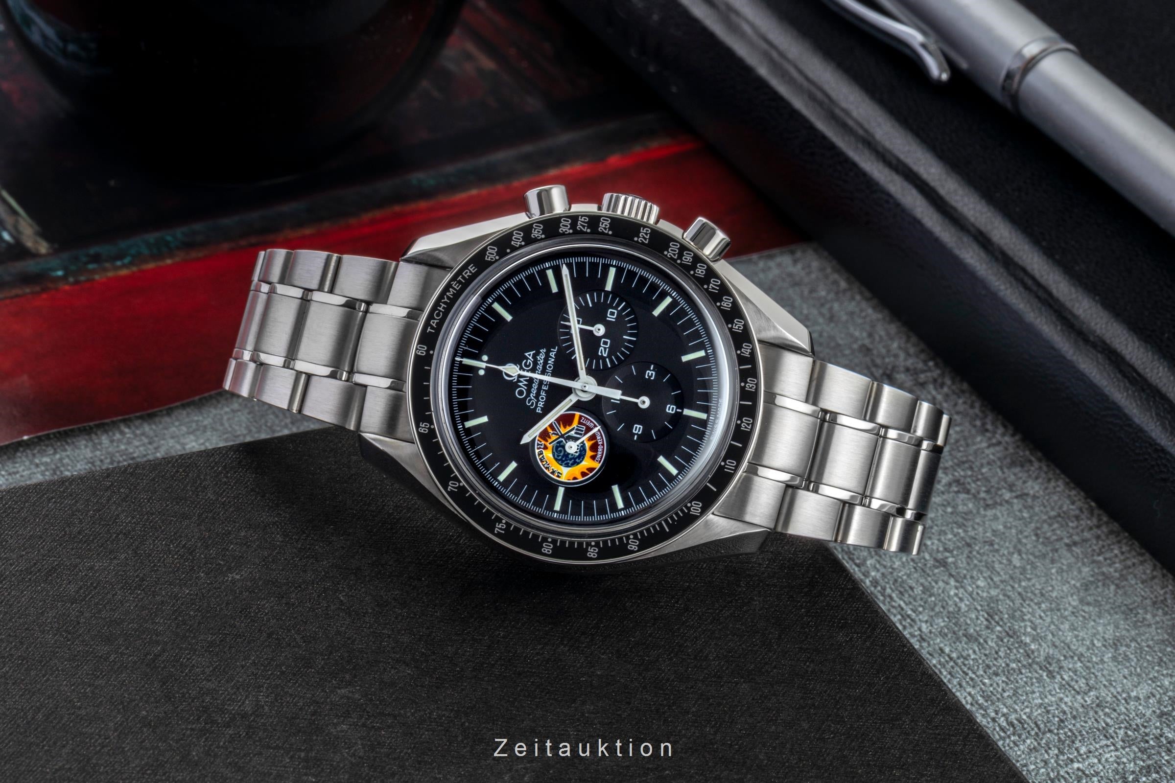 Omega Speedmaster Moonwatch Skylab Stahl Handaufzug Ref. 3597.21.00 B&P 1999 [2603044]