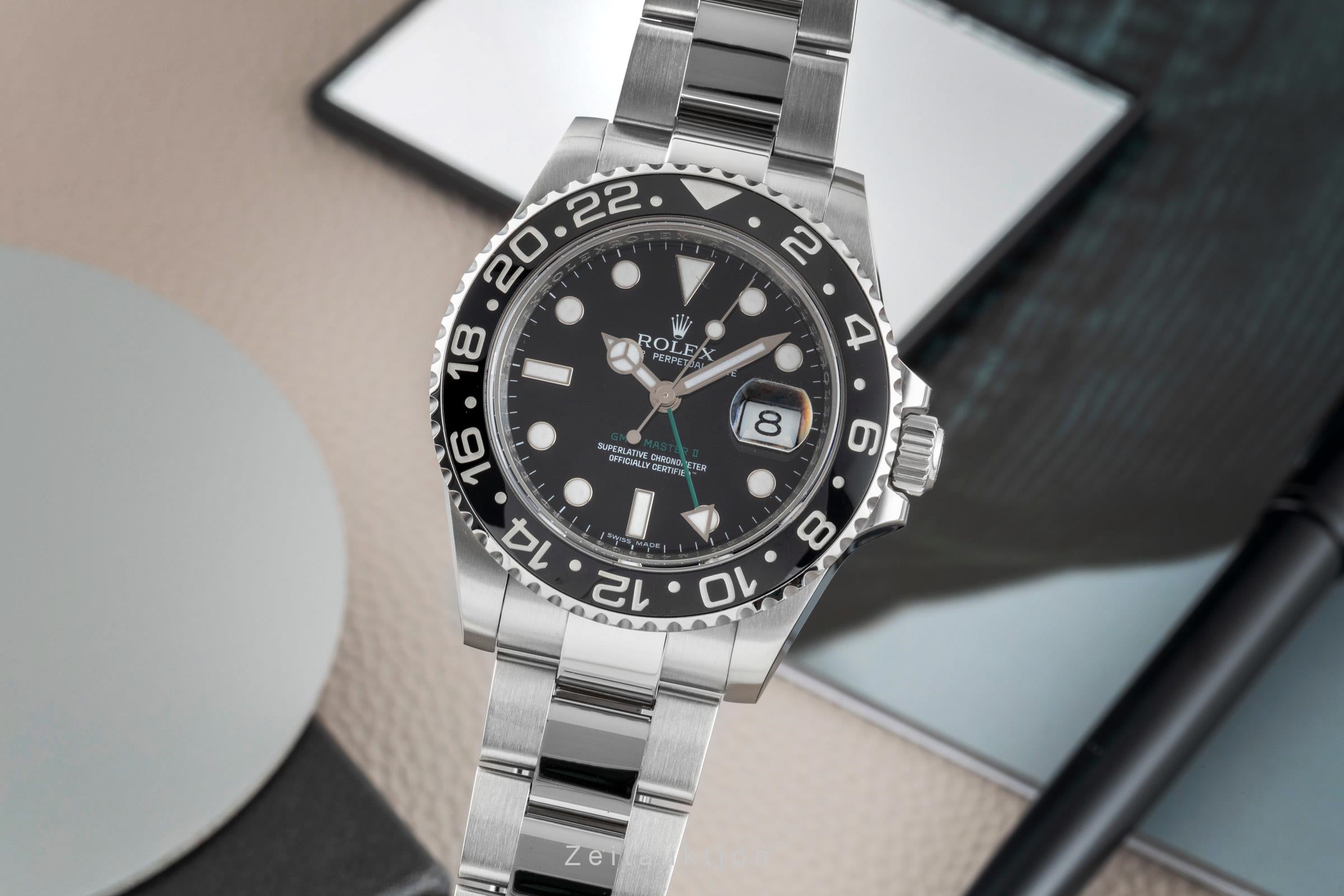 Rolex GMT-Master II steel automatic men's watch 116710LN  [2603047]