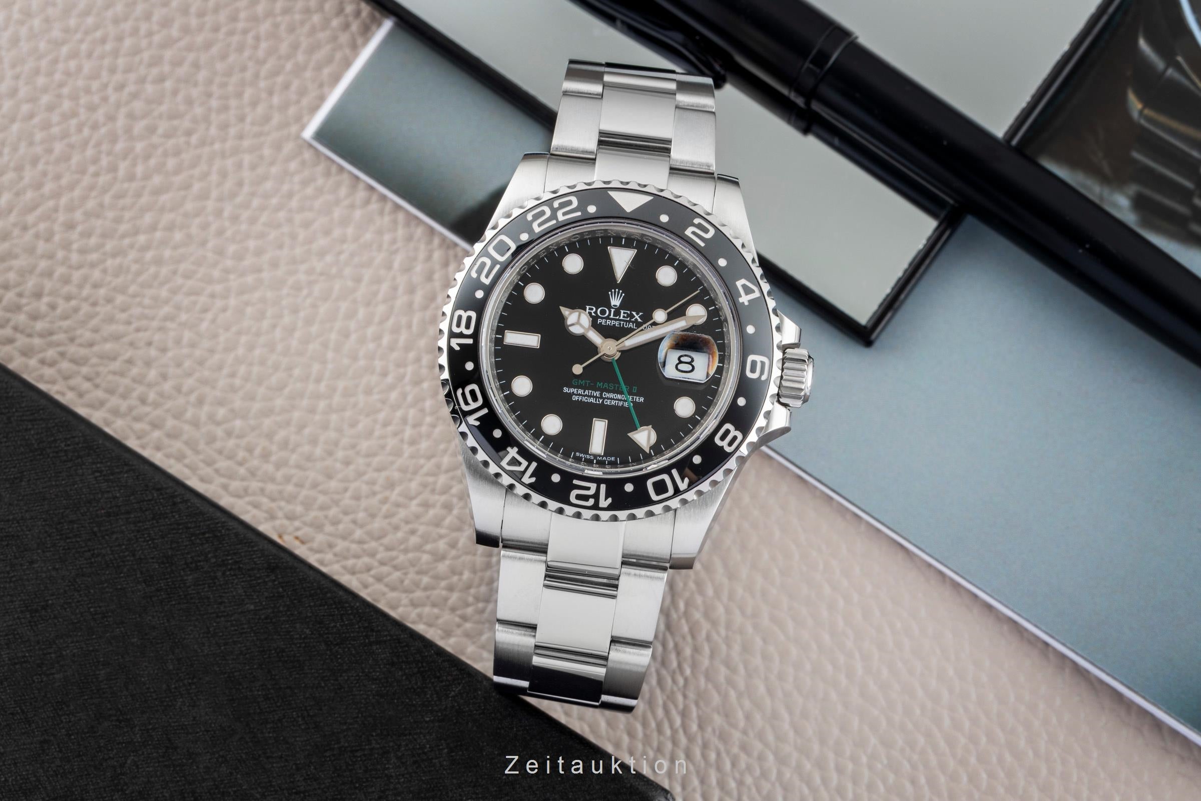 Rolex GMT-Master II steel automatic men's watch 116710LN  [2603047]