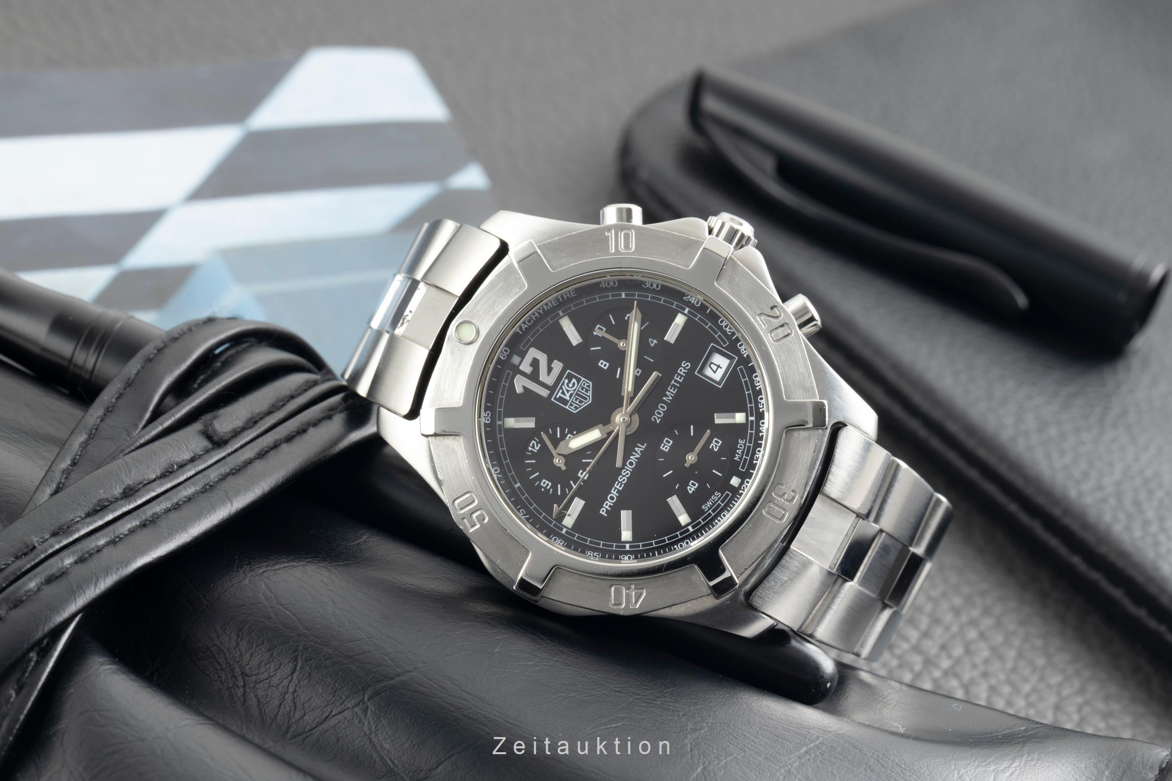 Tag Heuer 2000 Exclusive Chronograph Professional Stahl Quarz Ref. CN1110   [2603048]