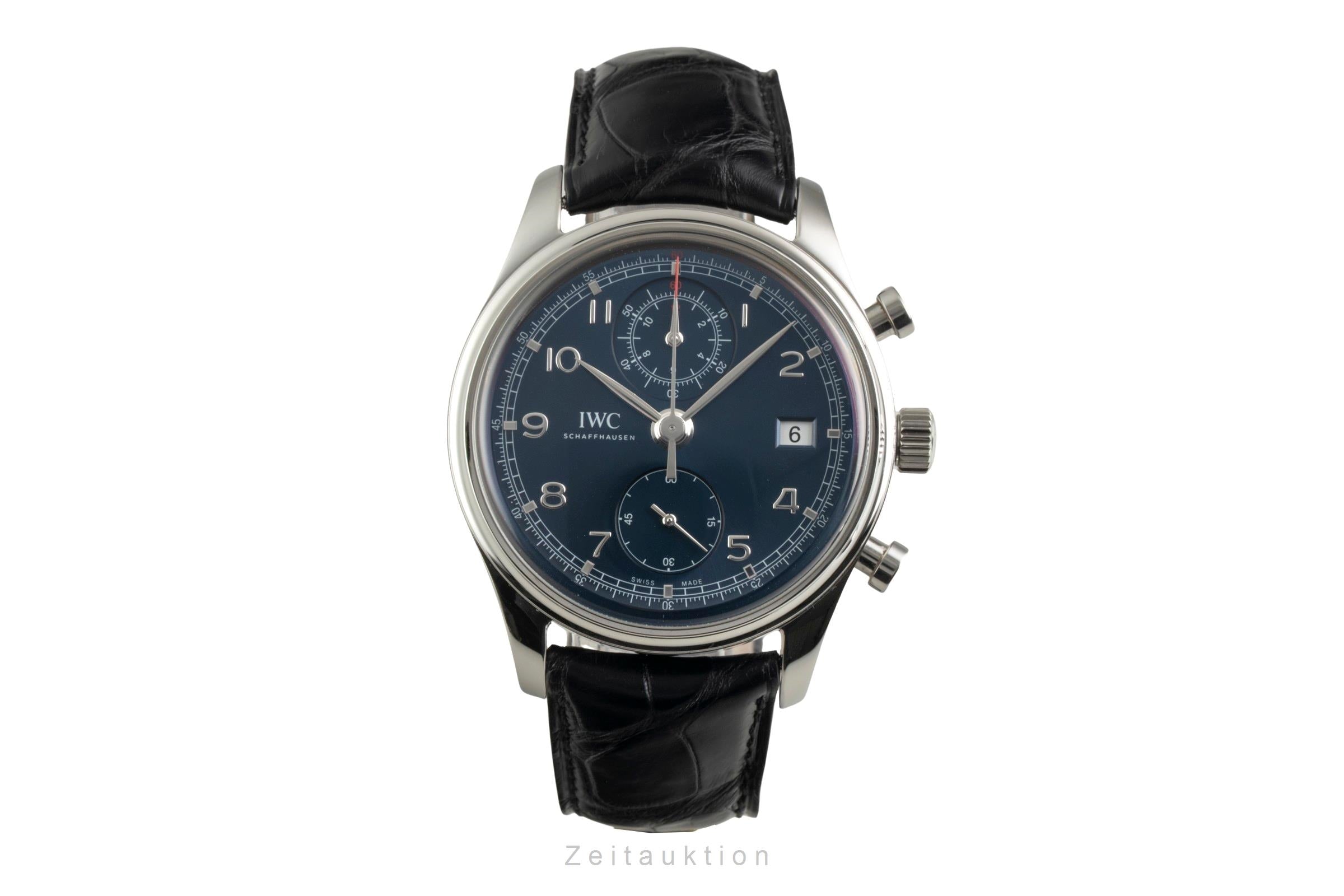 IWC Portugieser cronografo acciaio automatismo orologio da uomo IW390406  [2603053]