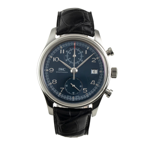 IWC Portugieser cronografo acciaio automatismo orologio da uomo IW390406  [2603053]