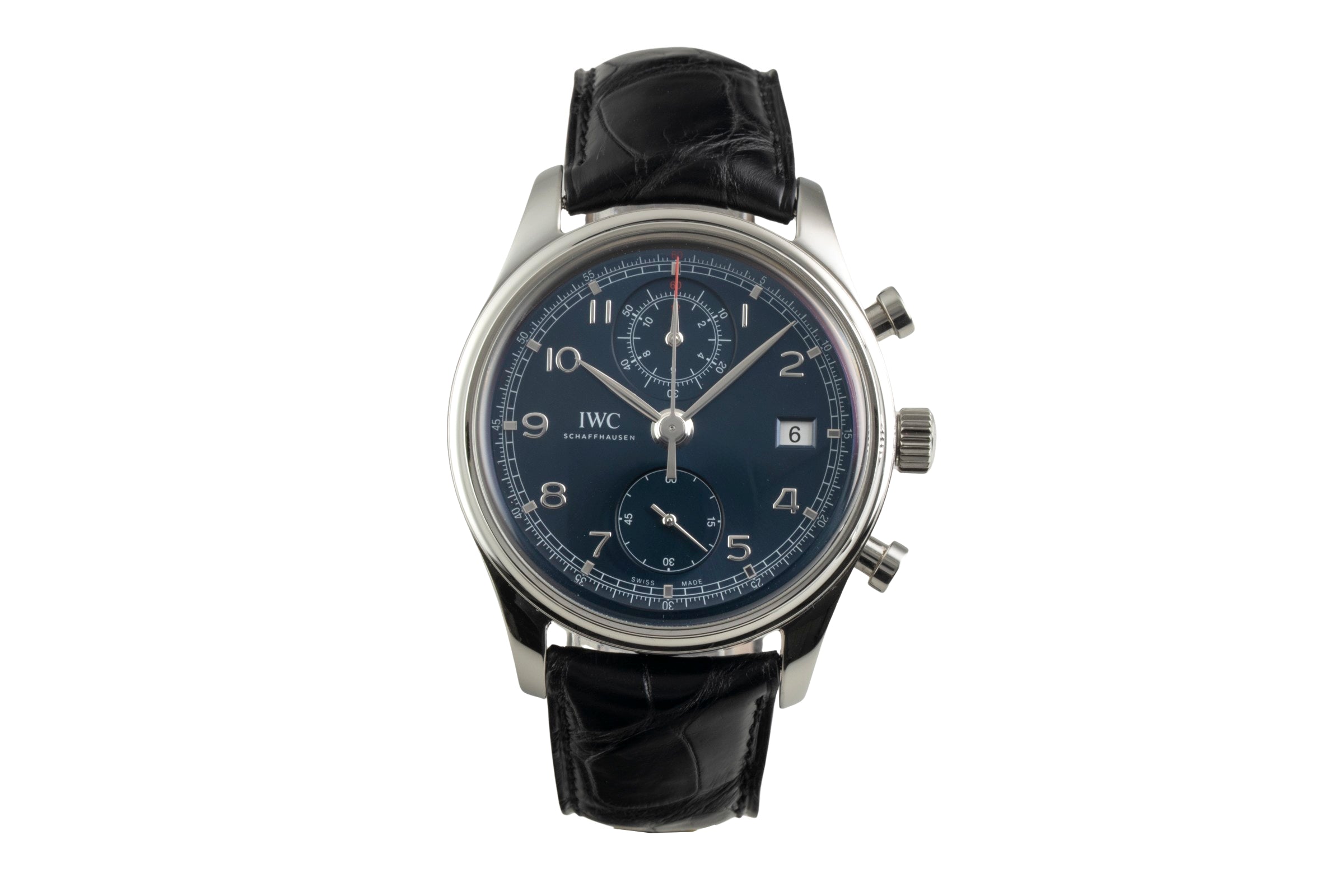 IWC Portugieser chronograph steel automatic men's watch IW390406  [2603053]