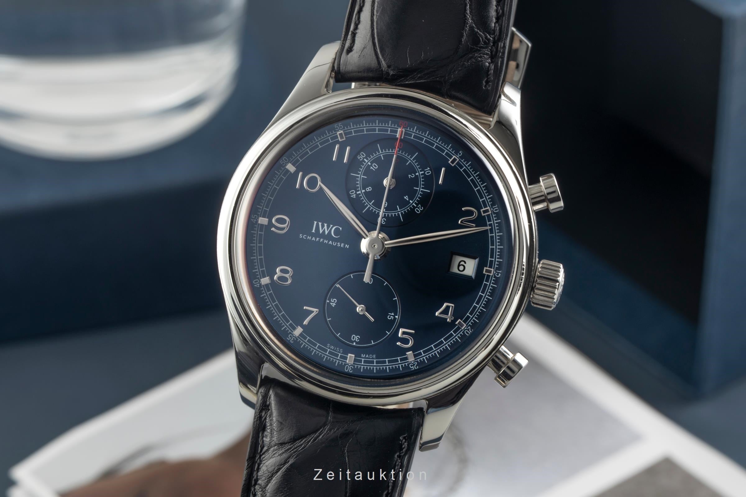 IWC Portugieser cronografo acciaio automatismo orologio da uomo IW390406  [2603053]