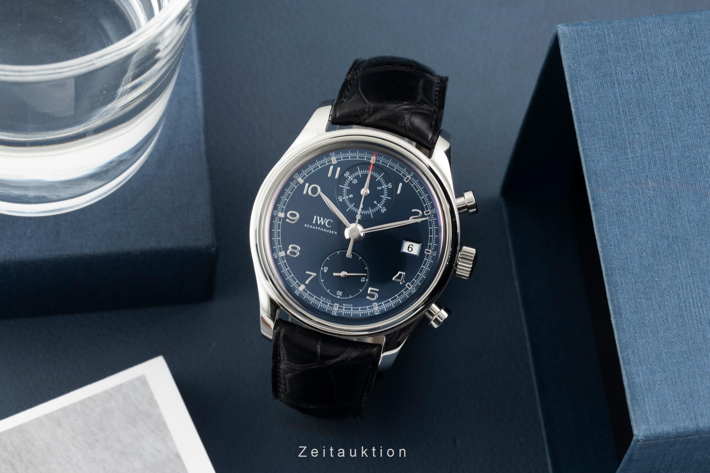 IWC Portugieser cronografo acciaio automatismo orologio da uomo IW390406  [2603053]