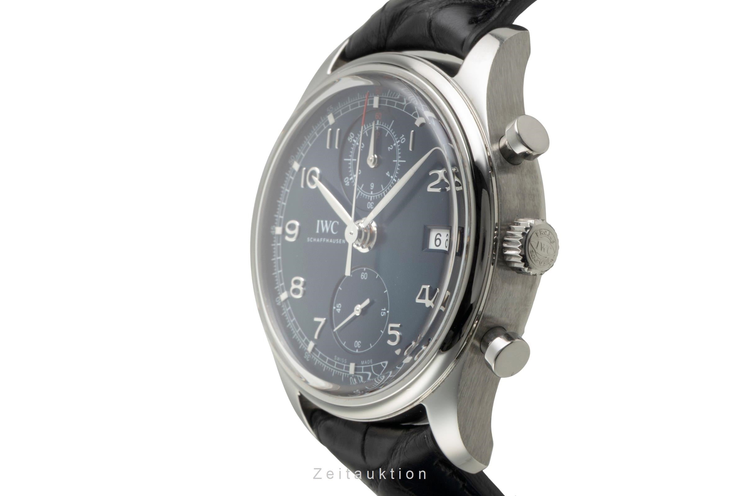 IWC Portugieser cronografo acciaio automatismo orologio da uomo IW390406  [2603053]