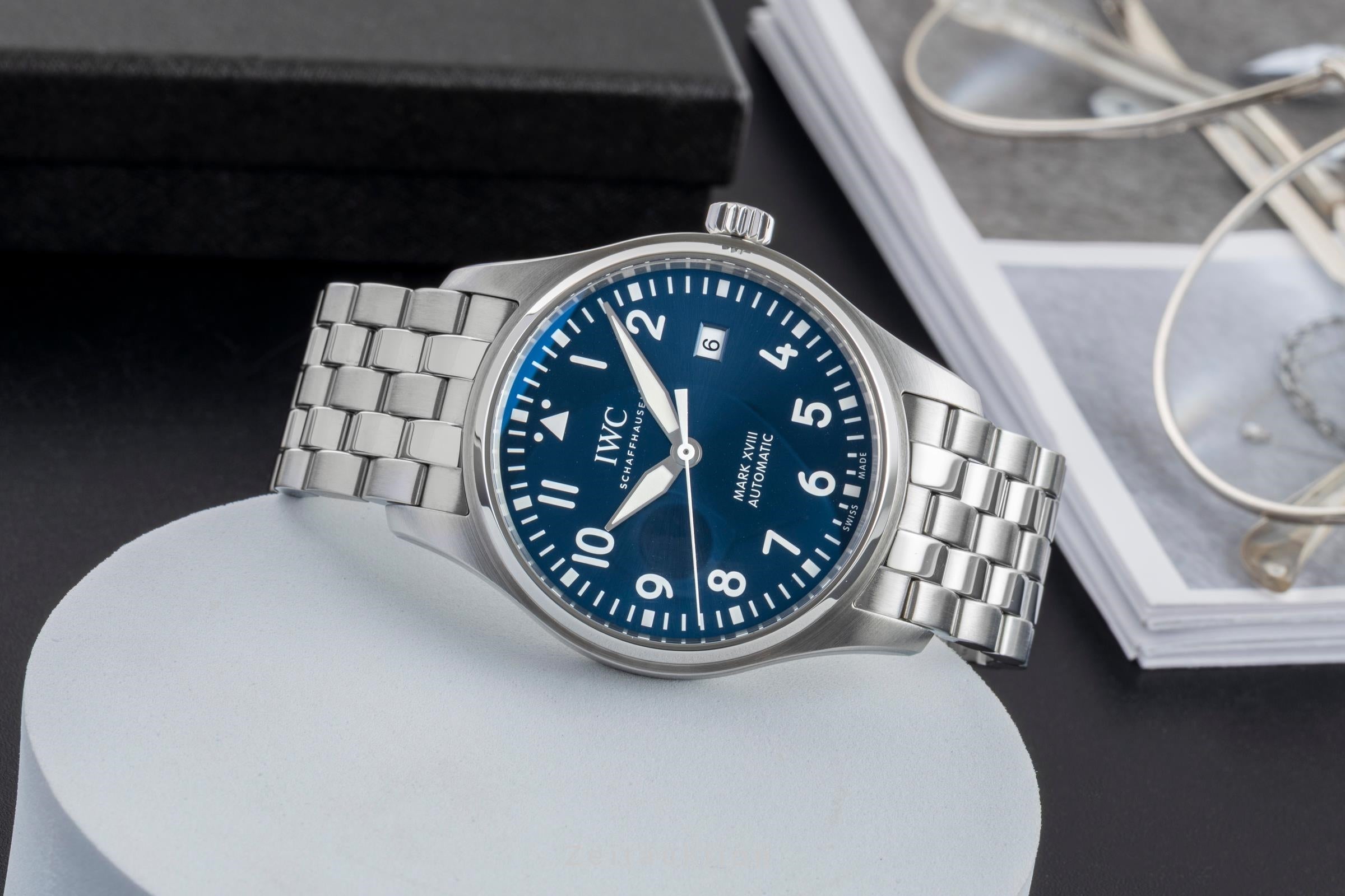 IWC Mark XVIII acero automático reloj para caballeros IW327016 LP: 6000EUR  [2603060]
