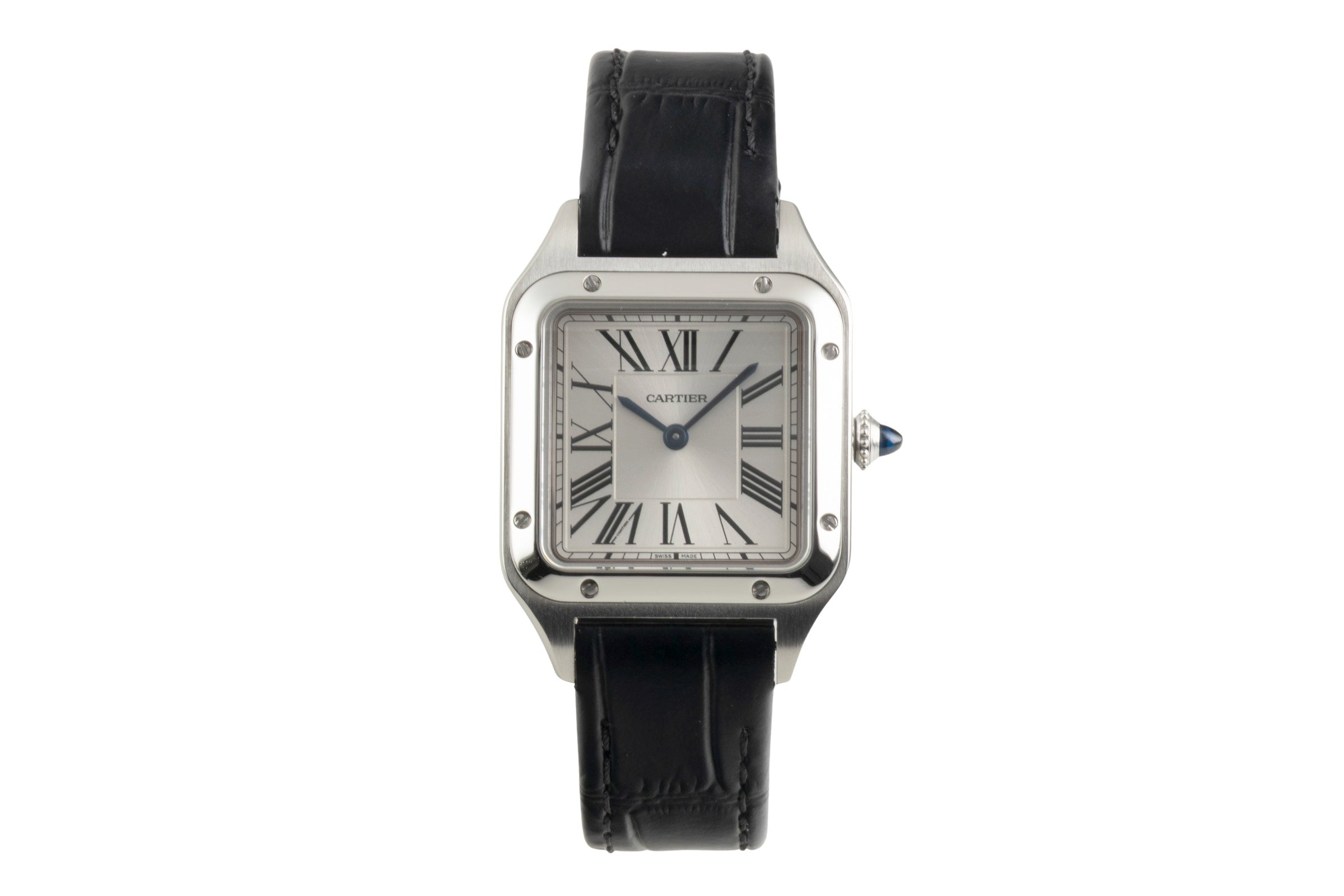 Cartier Santos Dumont steel quartz women's watch WSSA0023  [2603064]