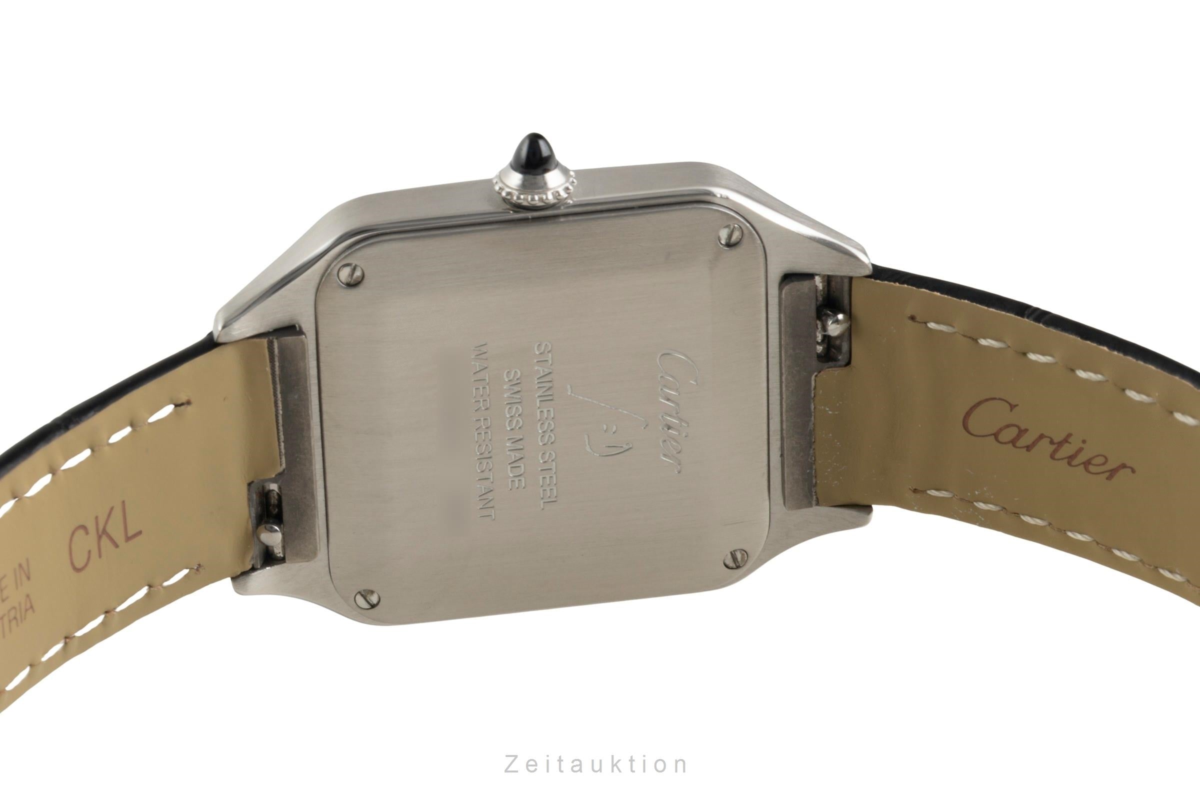 Cartier Santos Dumont steel quartz women's watch WSSA0023  [2603064]