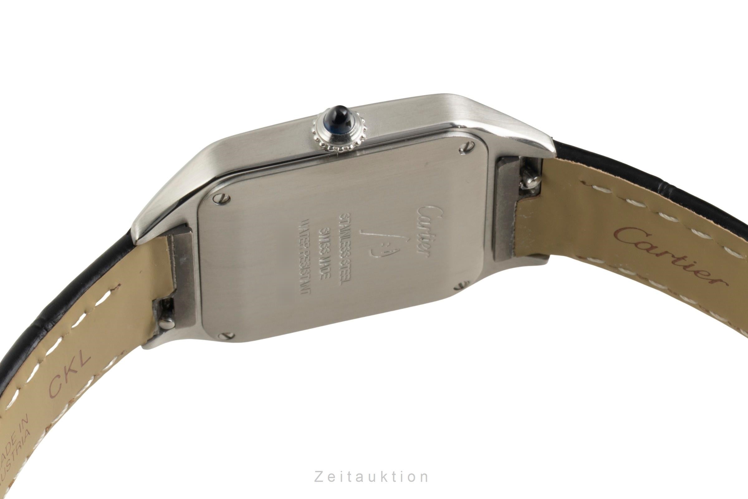 Cartier Santos Dumont steel quartz women's watch WSSA0023  [2603064]