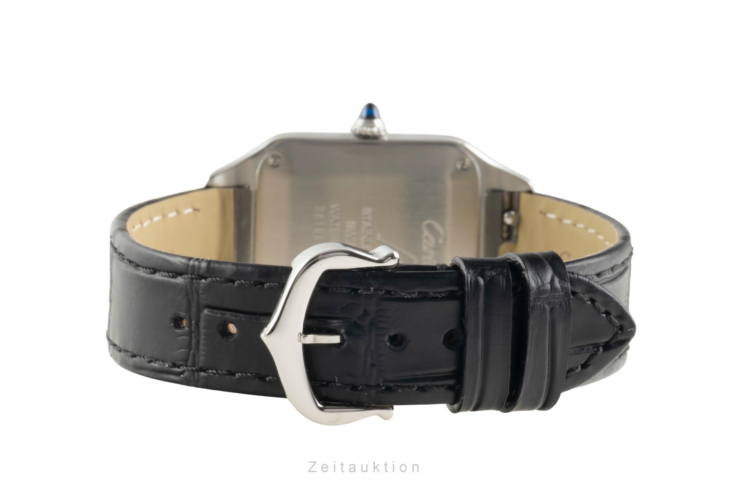 Cartier Santos Dumont steel quartz women's watch WSSA0023  [2603064]