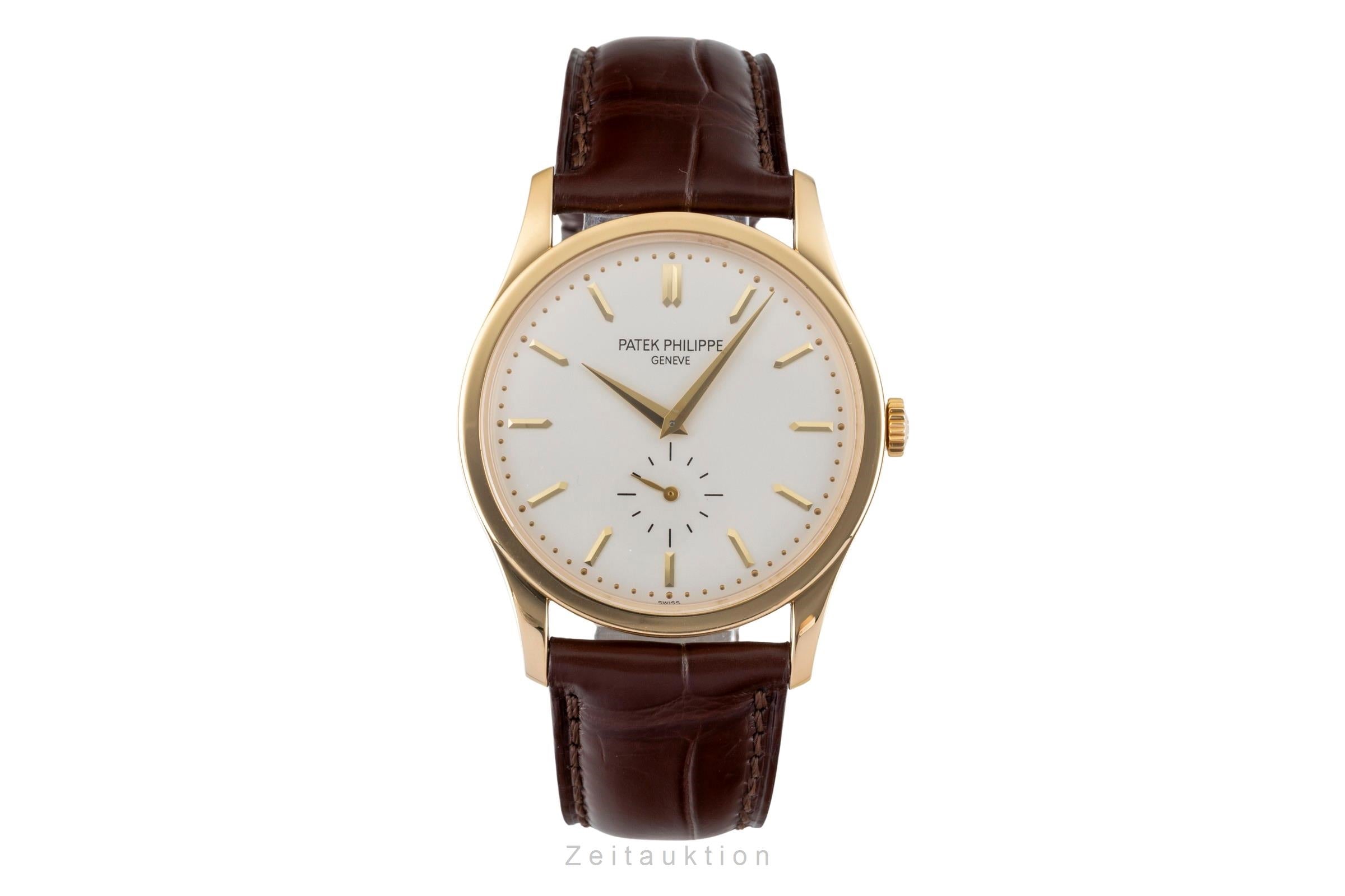 Patek Philippe Calatrava 18 ct gold manual winding Kal. 215PS Ref