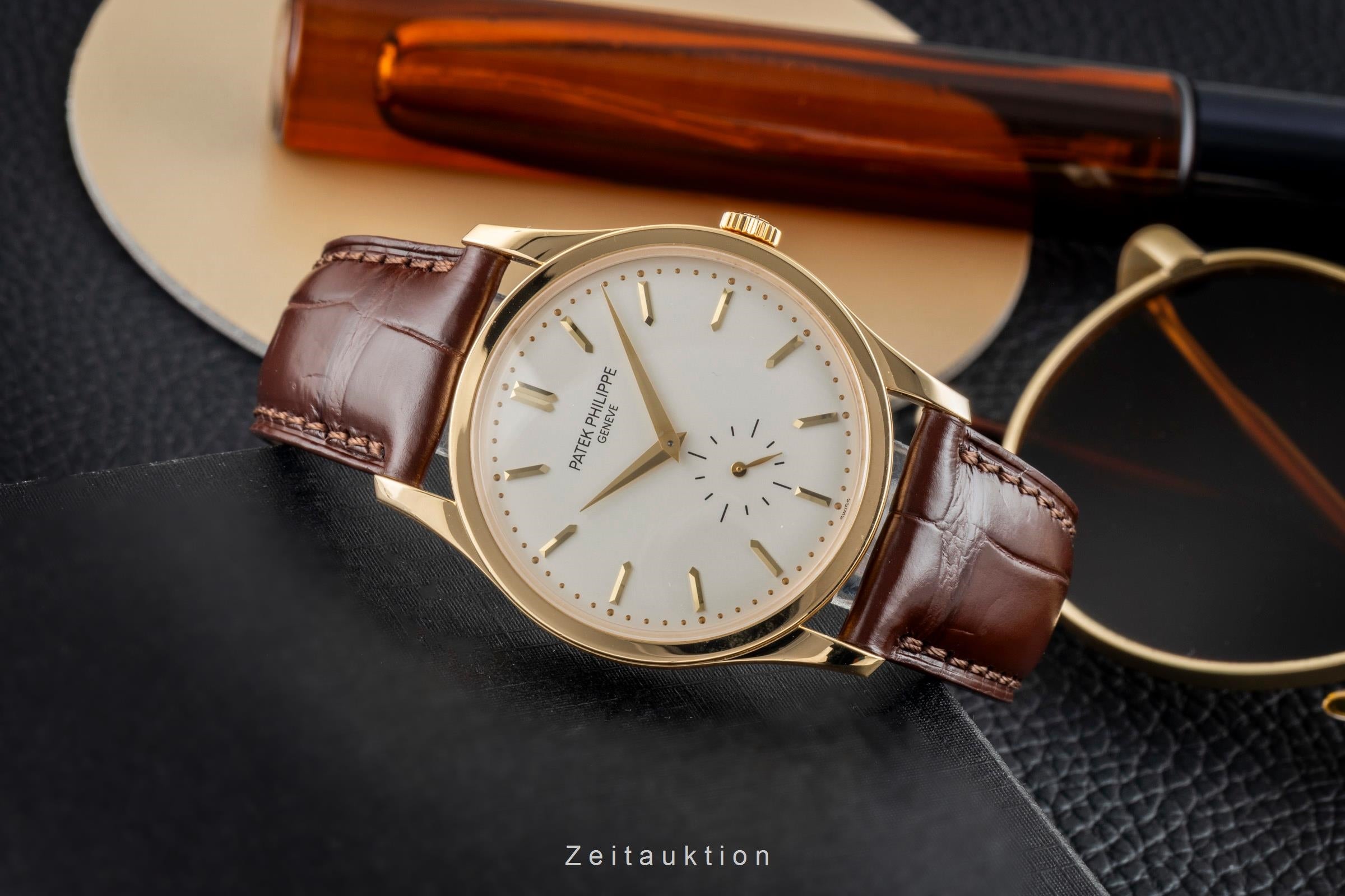 Patek Philippe Calatrava or 18 ct à remontage manuel montre pour hommes 5196  [2603065]