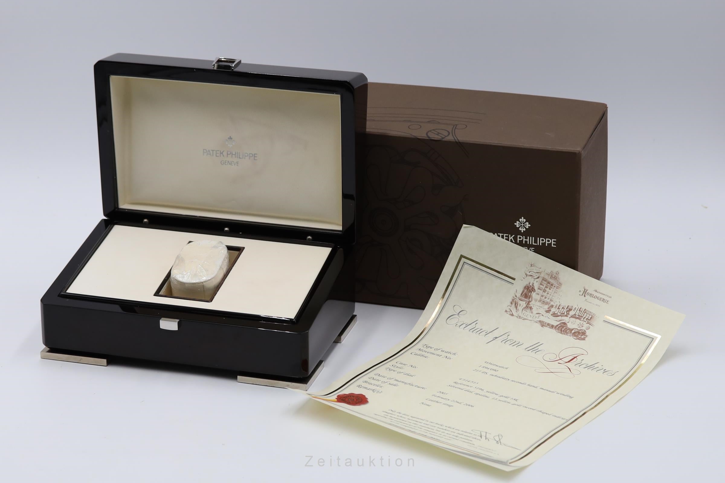 Patek Philippe Calatrava or 18 ct à remontage manuel montre pour hommes 5196  [2603065]