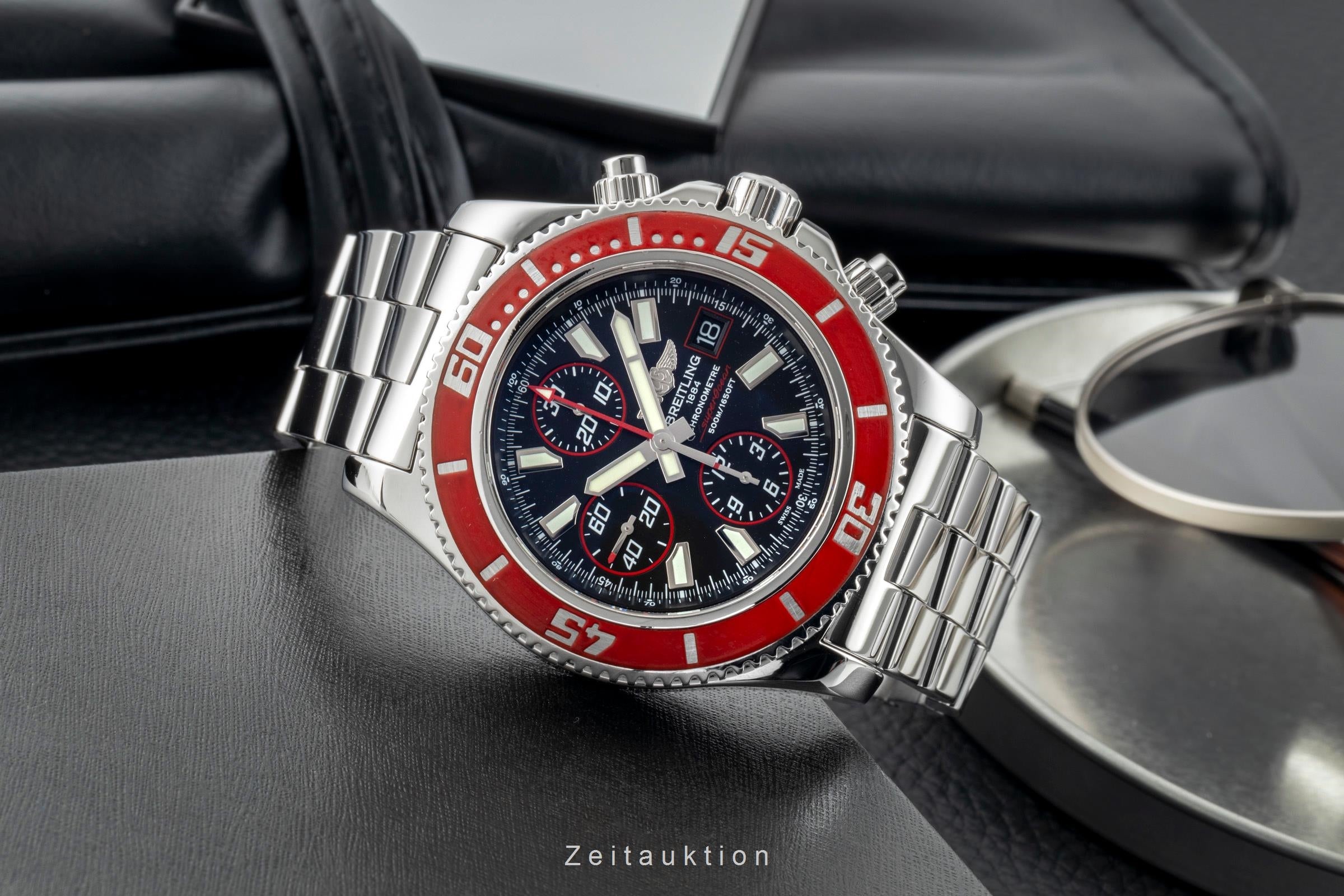 Breitling Superocean Chronograph II Stahl Automatik Ref. A13341X9/BA81 B&P 2012 [2603066]