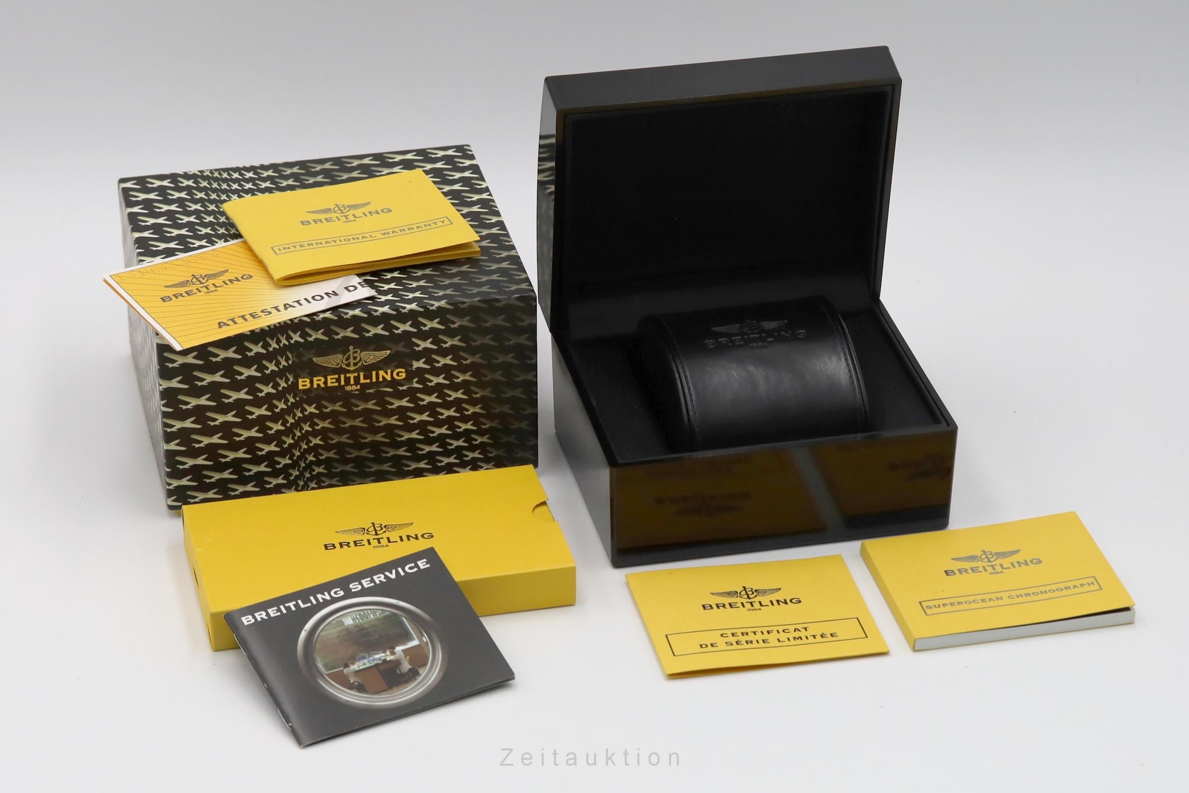 Breitling Superocean Chronograph II Stahl Automatik Ref. A13341X9/BA81 B&P 2012 [2603066]