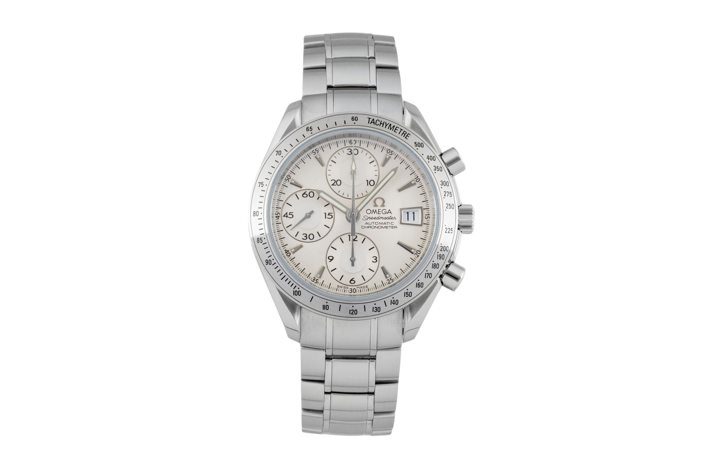 Omega Speedmaster chronograph steel automatic men's watch 3211.30.00 LP: 6100EUR  [2603069]
