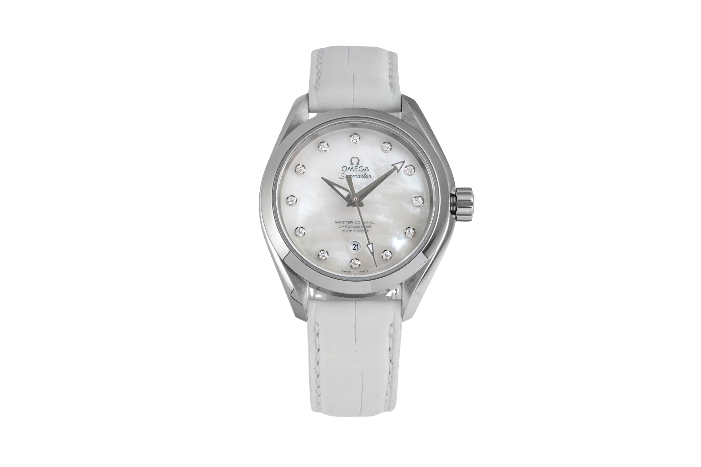 Omega Seamaster acier automatique montre pour femmes 231.10.34.20.55.002  [2603071]