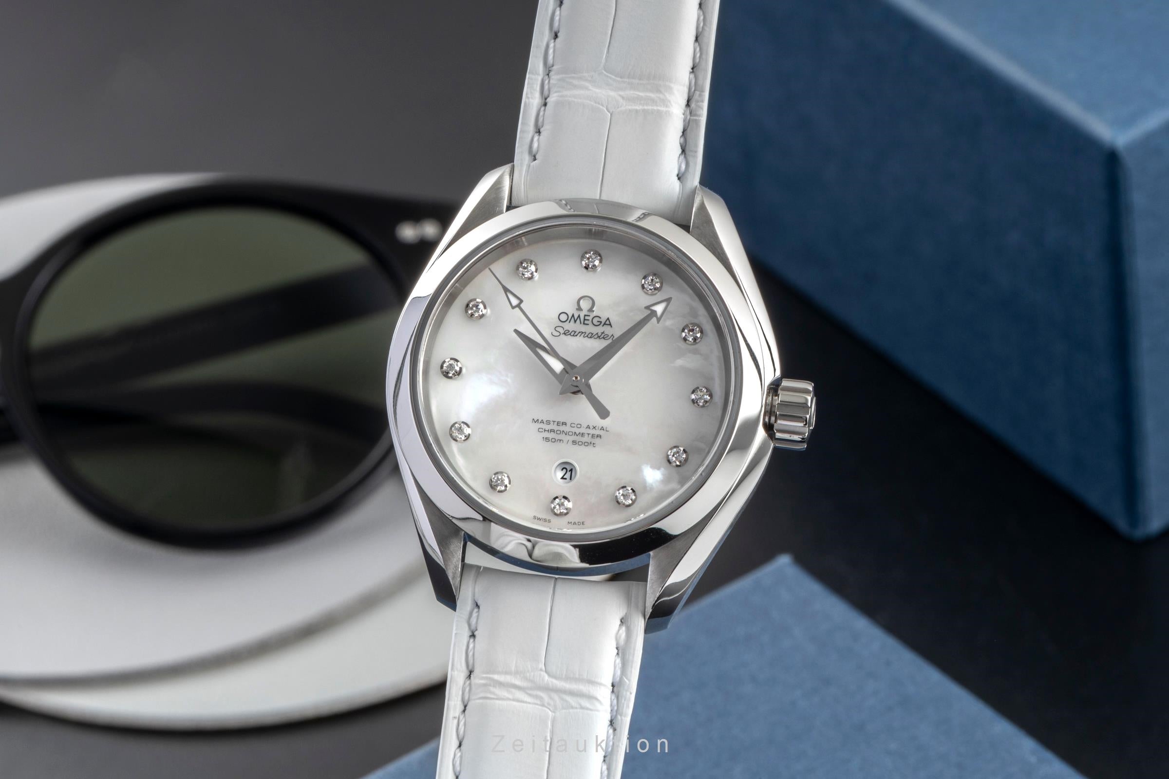 Omega Seamaster acier automatique montre pour femmes 231.10.34.20.55.002  [2603071]