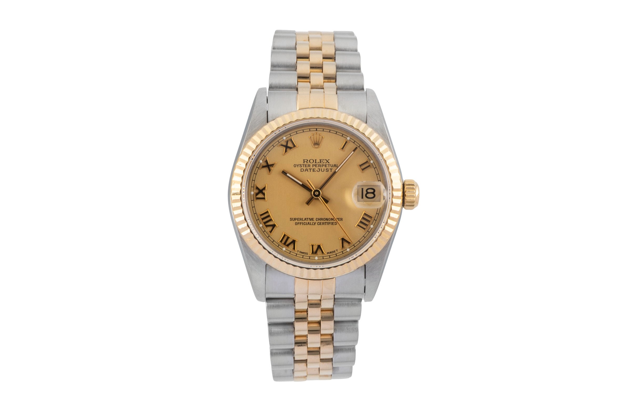 Rolex Datejust steel / gold automatic women's watch 68273  [2603072]