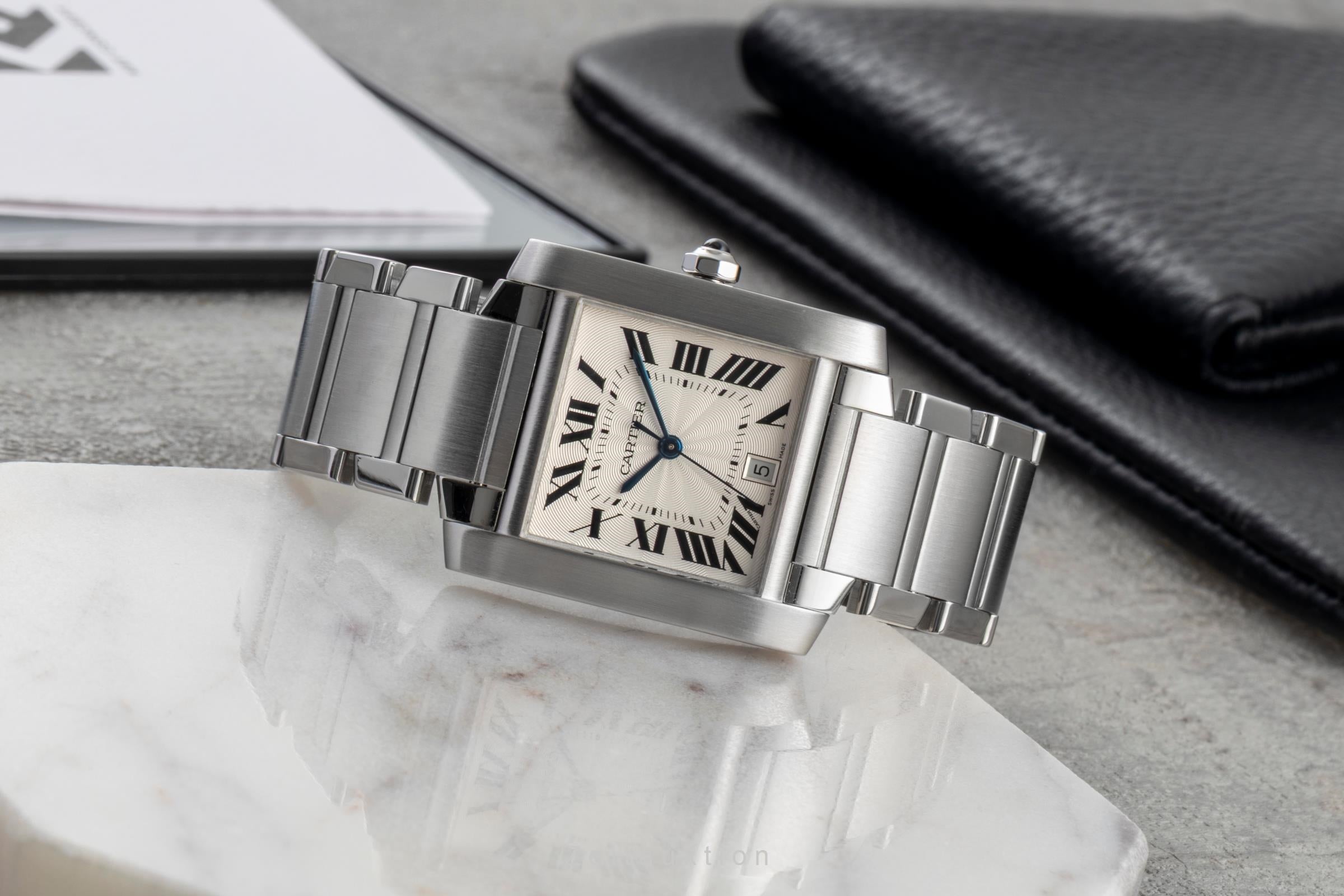 Cartier Tank Francaise acciaio automatismo orologio da donna W51002Q3  [2603079]